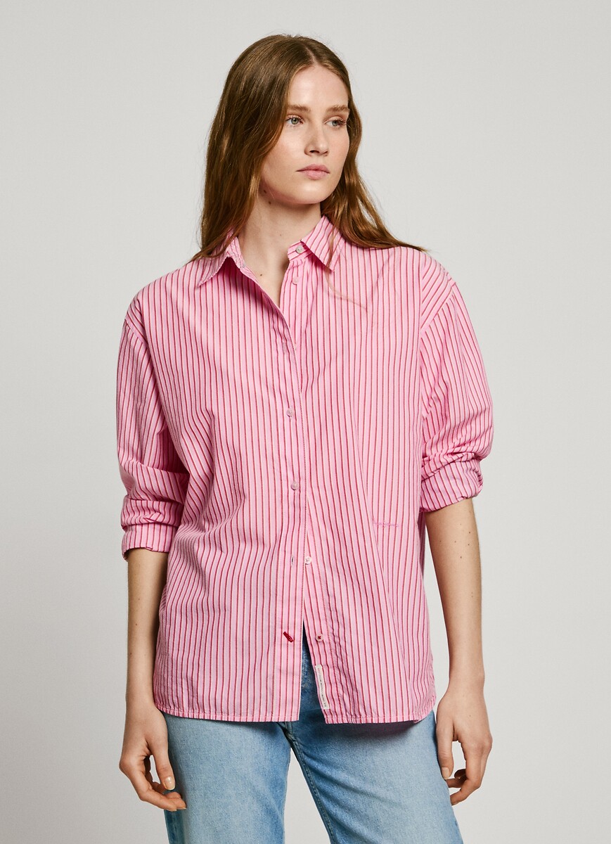 Finely Striped Blouse, PEPE JEANS