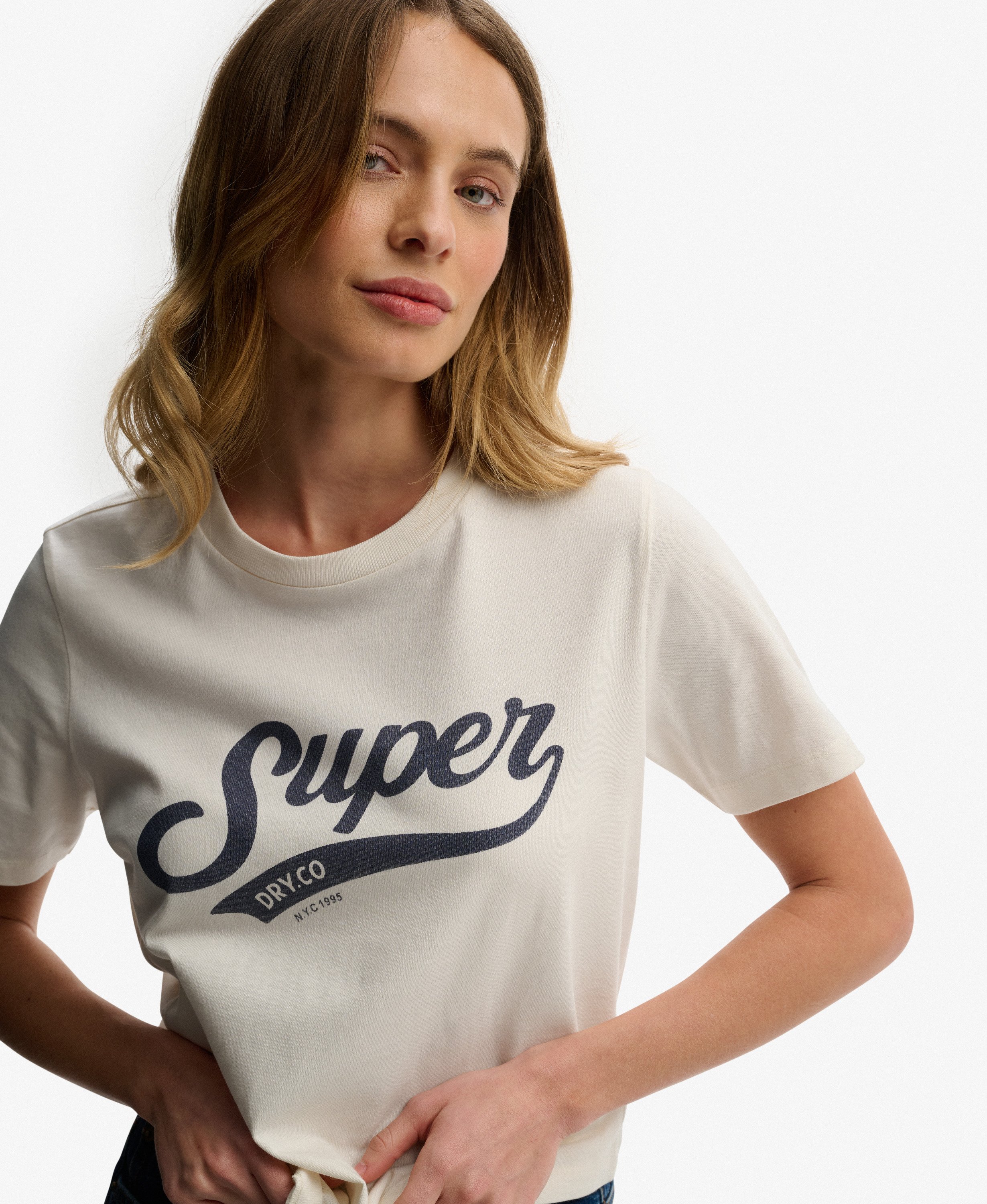 T-shirt Varsity Script, SUPERDRY