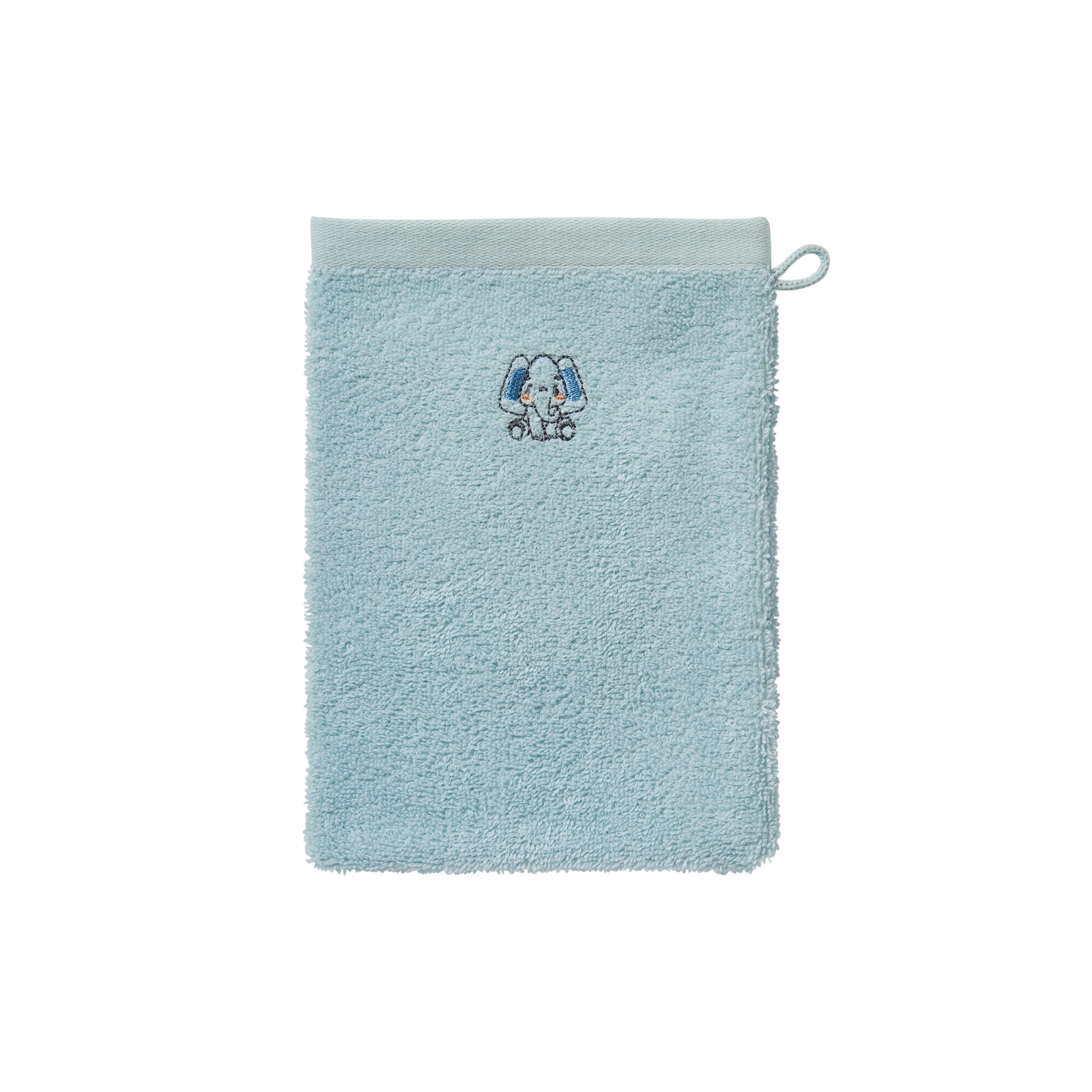 Gant de toilette coton INSTANT, CARRE BLANC