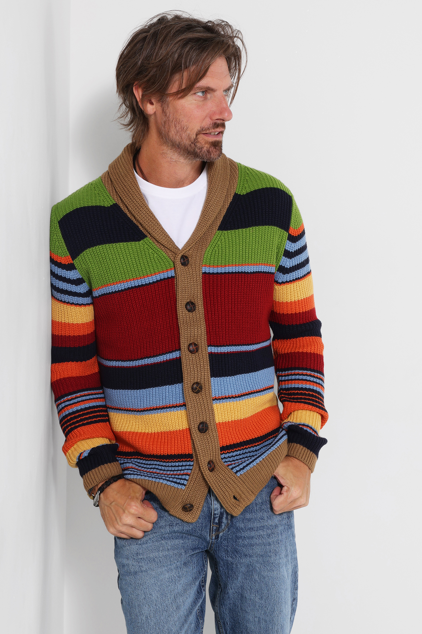 Sensationnel Cardigan à Rayures, JOE BROWNS