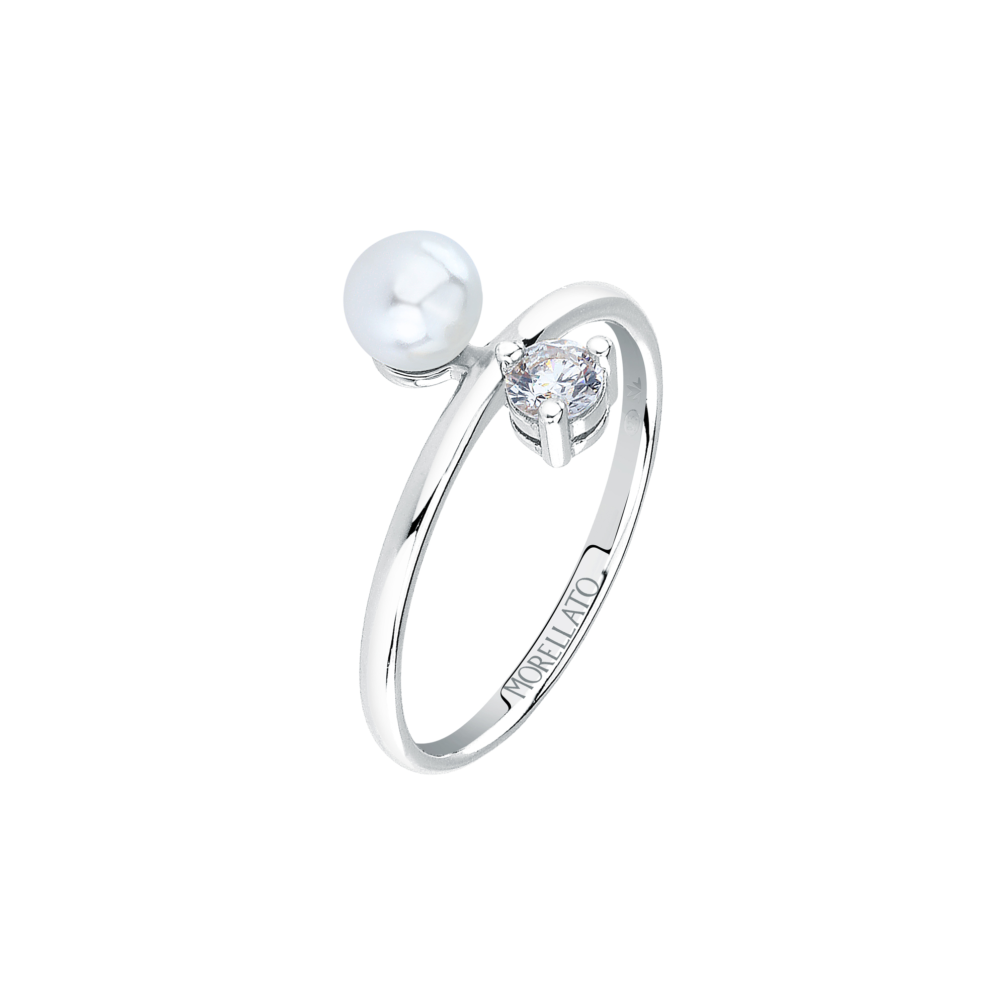 Bague en Argent 925% PERLE CONTEMPORARY, MORELLATO