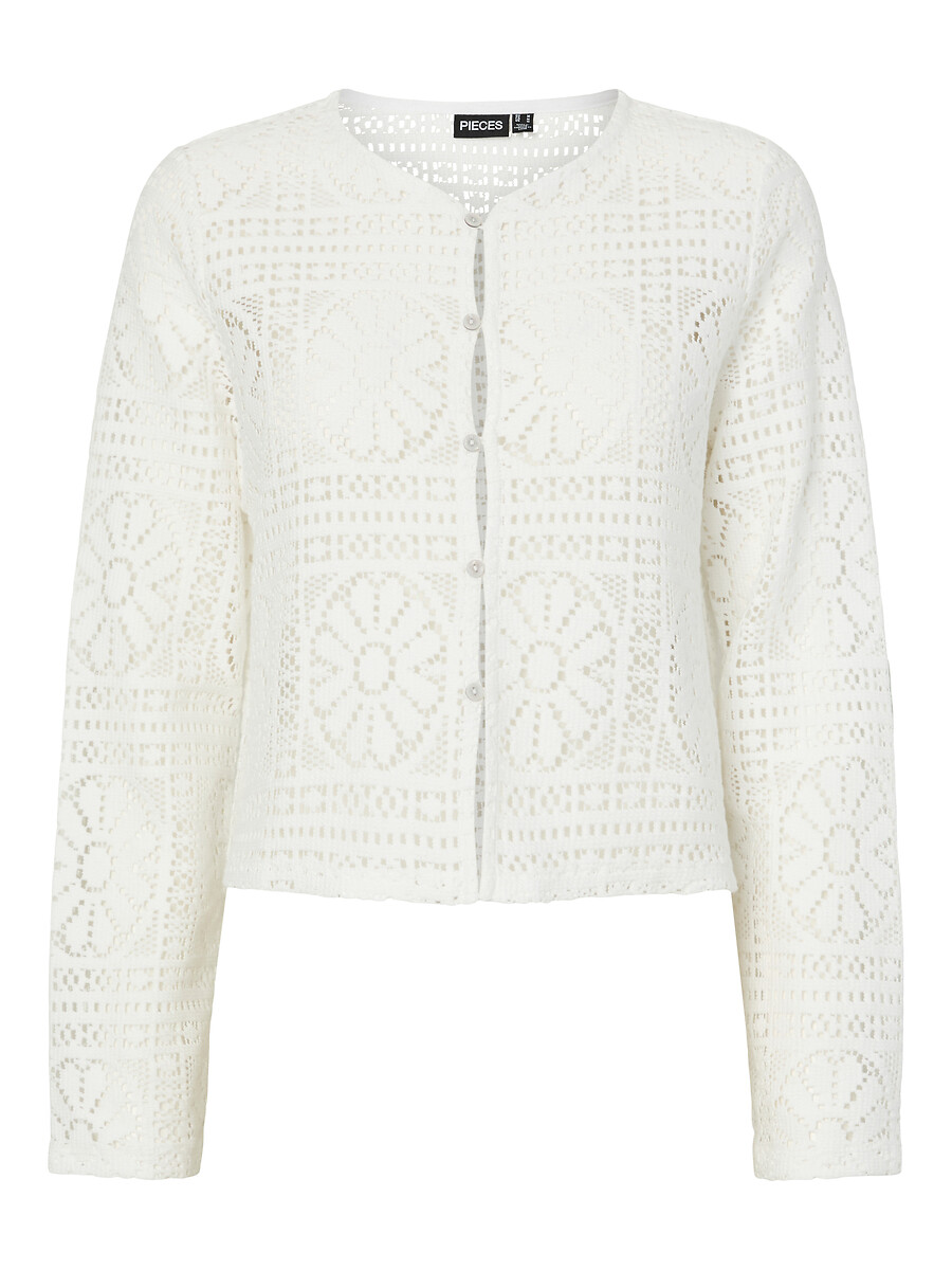 Gilet boutonné ajouré, PIECES