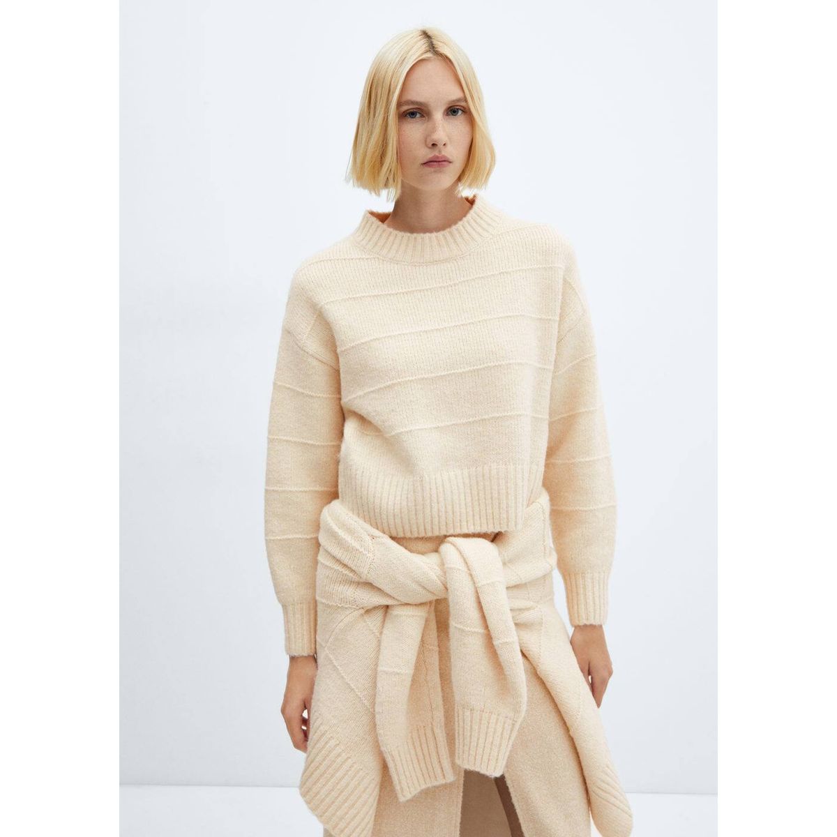 Pull beige 2025 mango