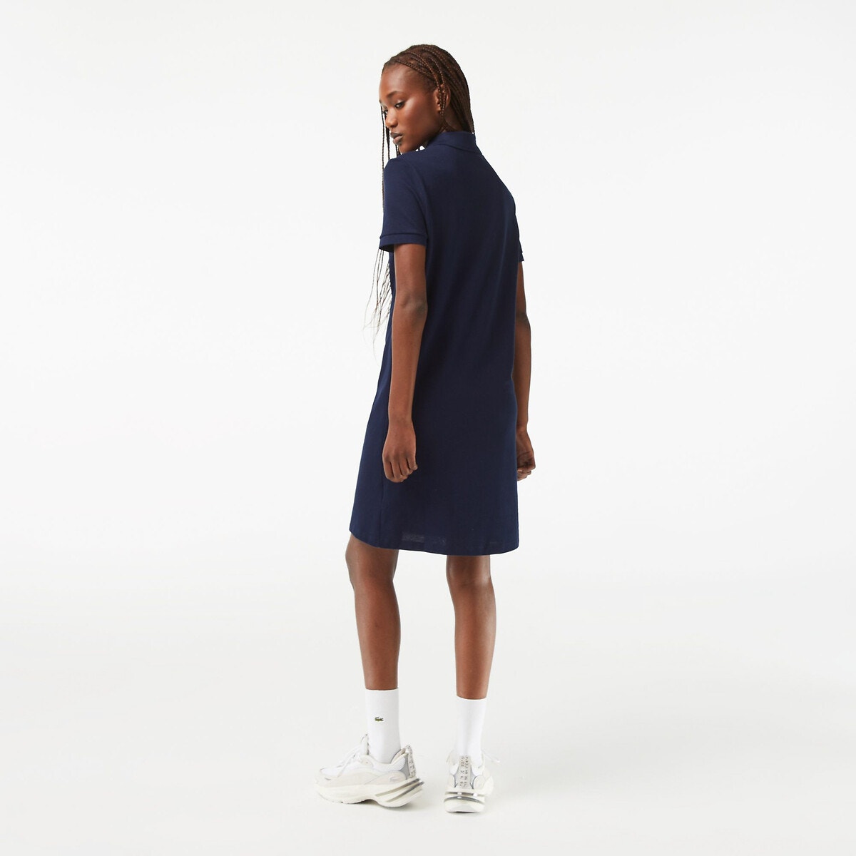 Robe polo hotsell lacoste bleu marine