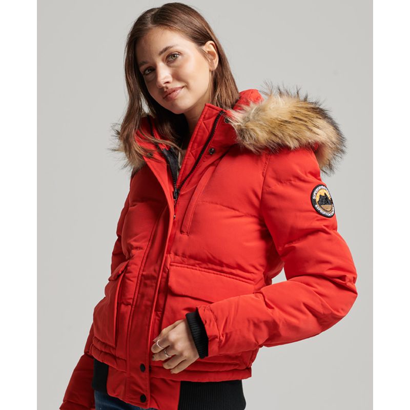 Veste hot sale superdry rouge