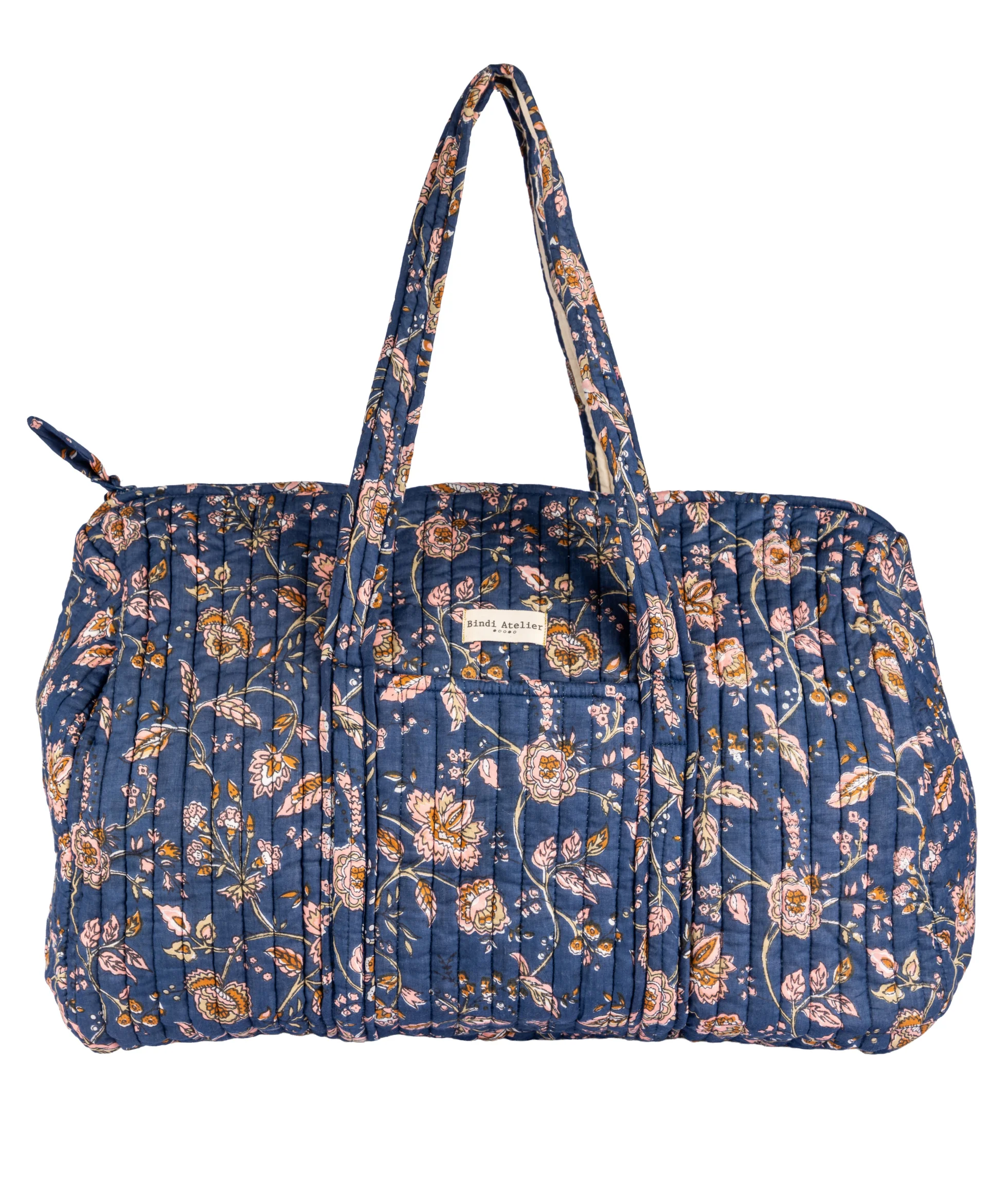 Sac weekend en coton matelassé Nesta, BINDI ATELIER