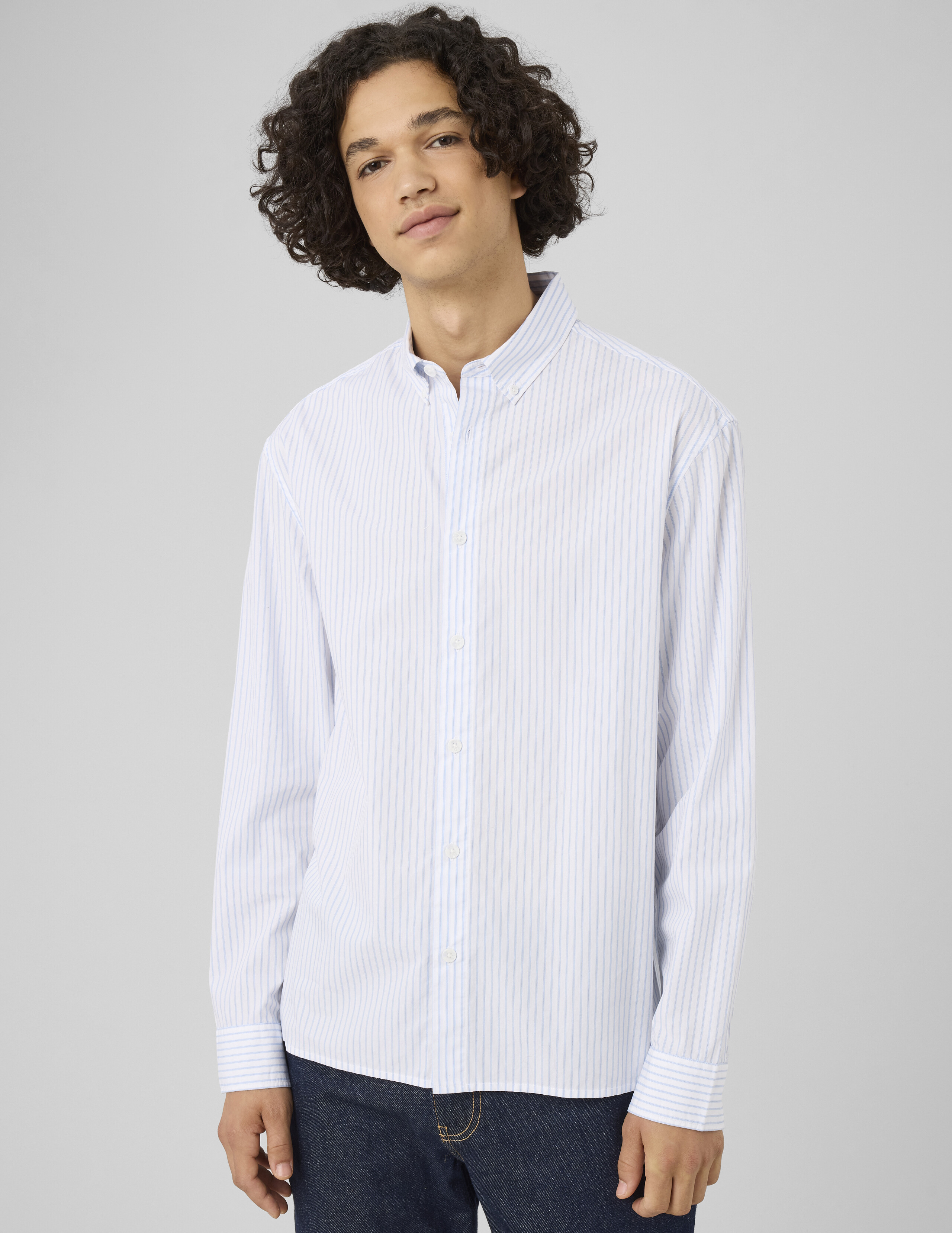 Chemise à rayures fines, BZB
