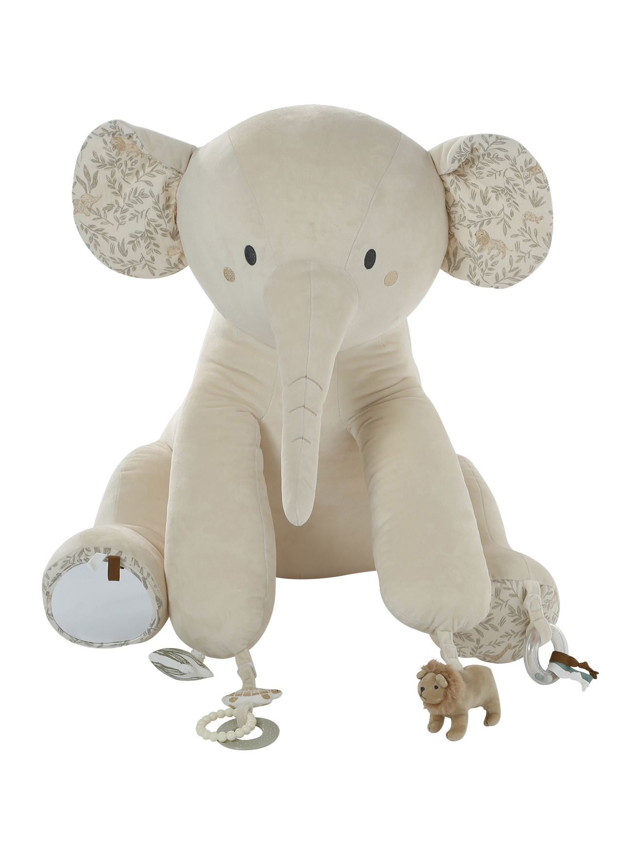 Grande peluche éléphant d'activités BABYLON, VERTBAUDET