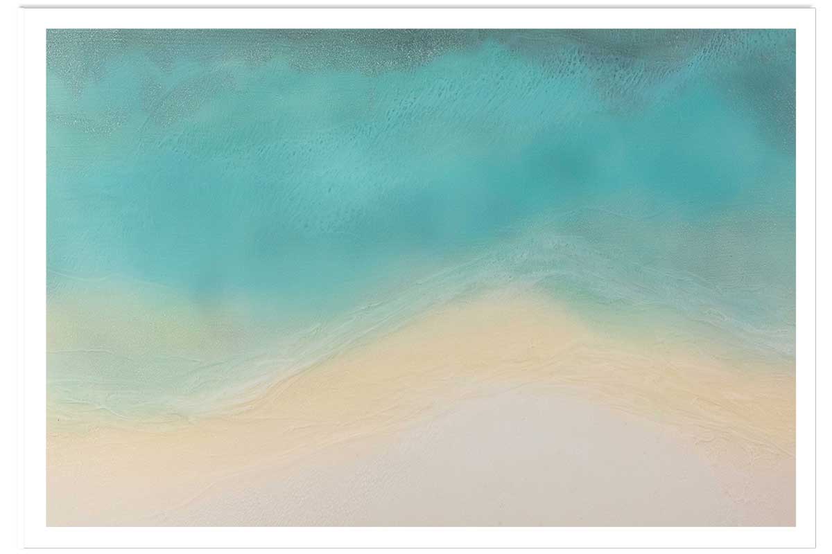 Poster abstrait seaside, HEXOA