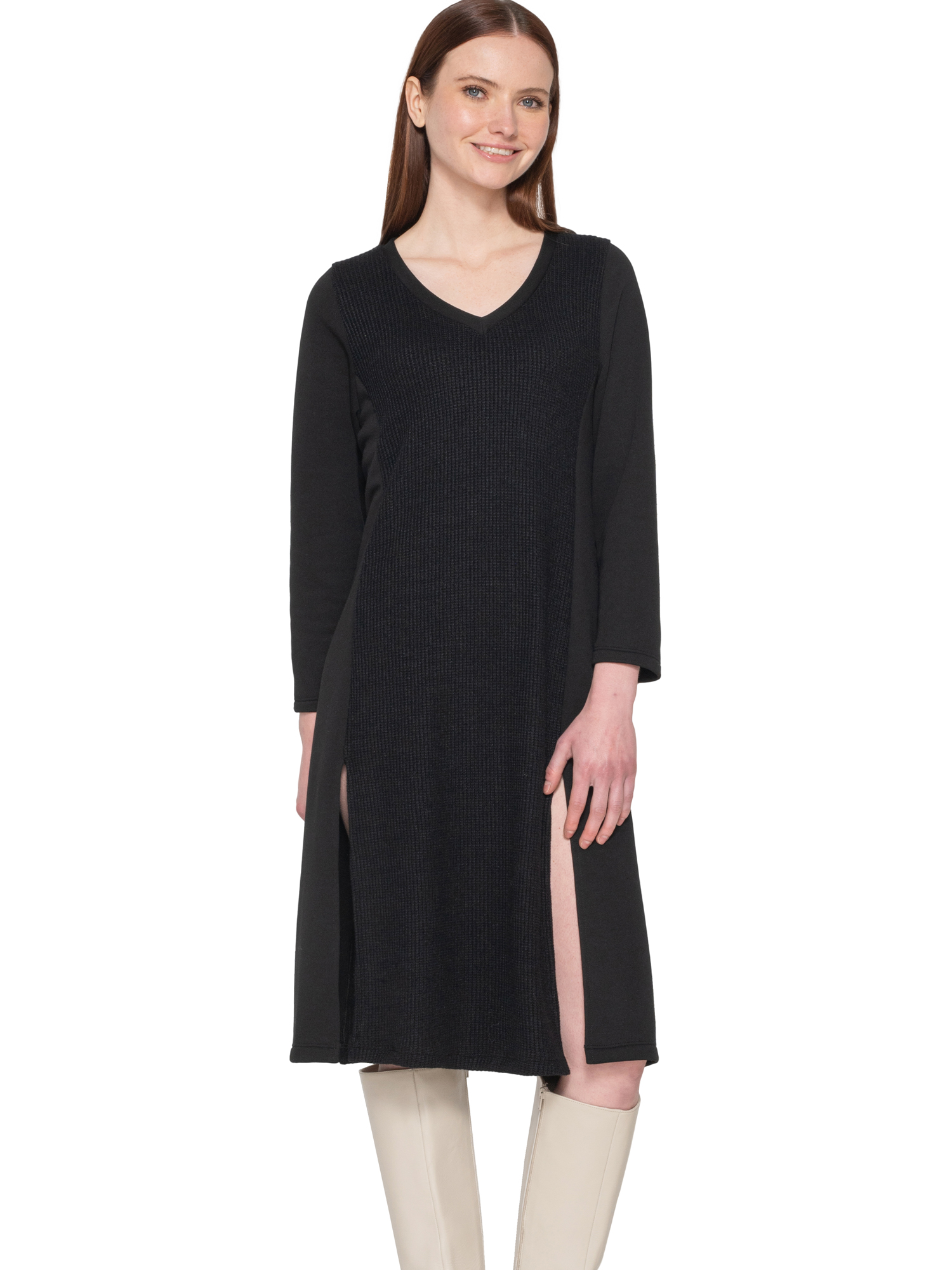 Robe fendue mi-longue Sweetened, LUNA SPLENDIDA