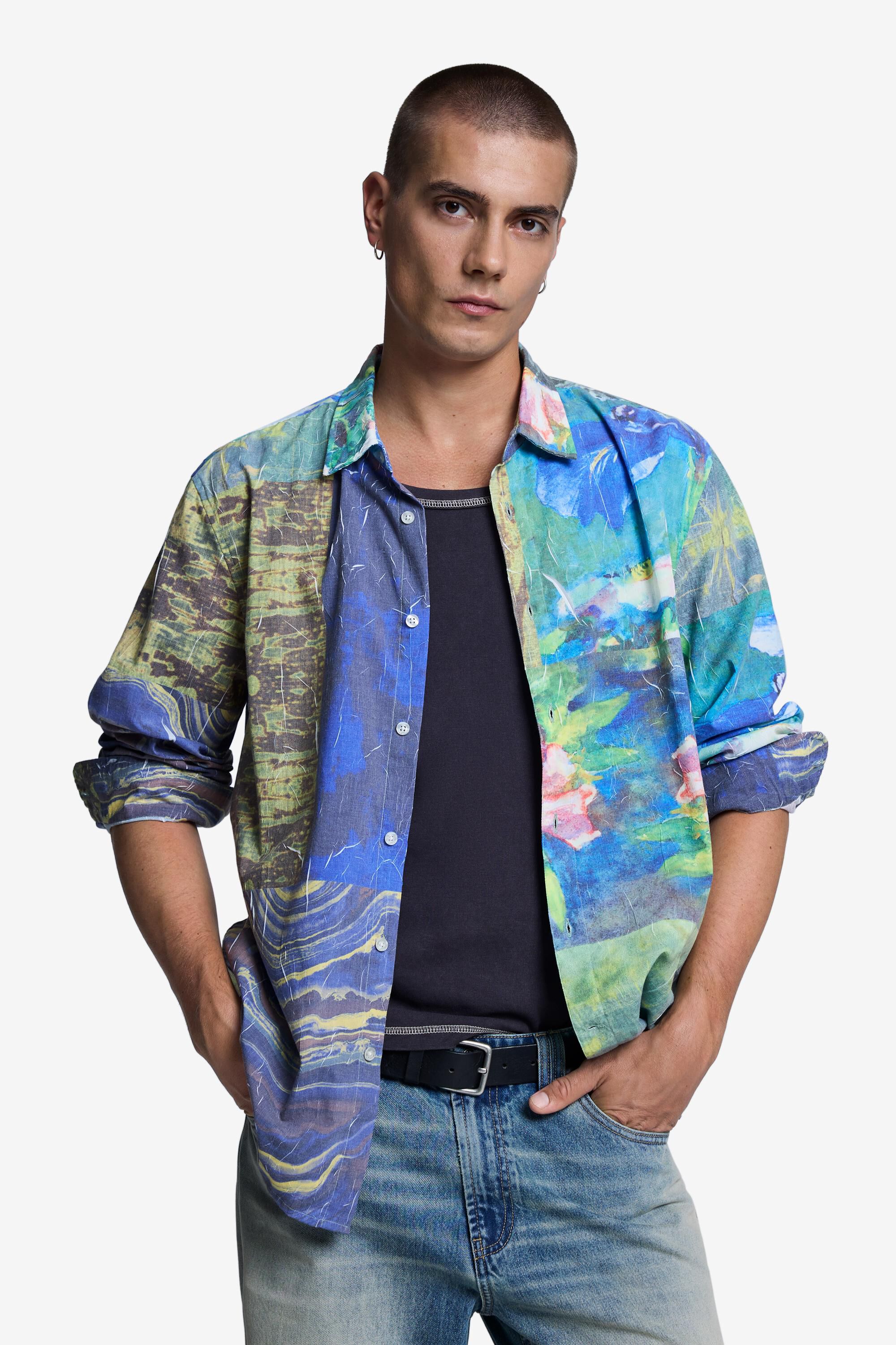 Chemise à imprimé cachemire, DESIGUAL