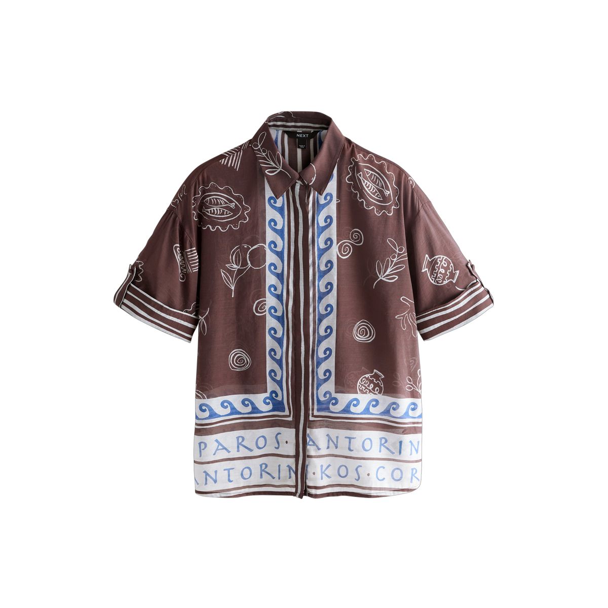 Chemise légère à manches courtes, NEXT