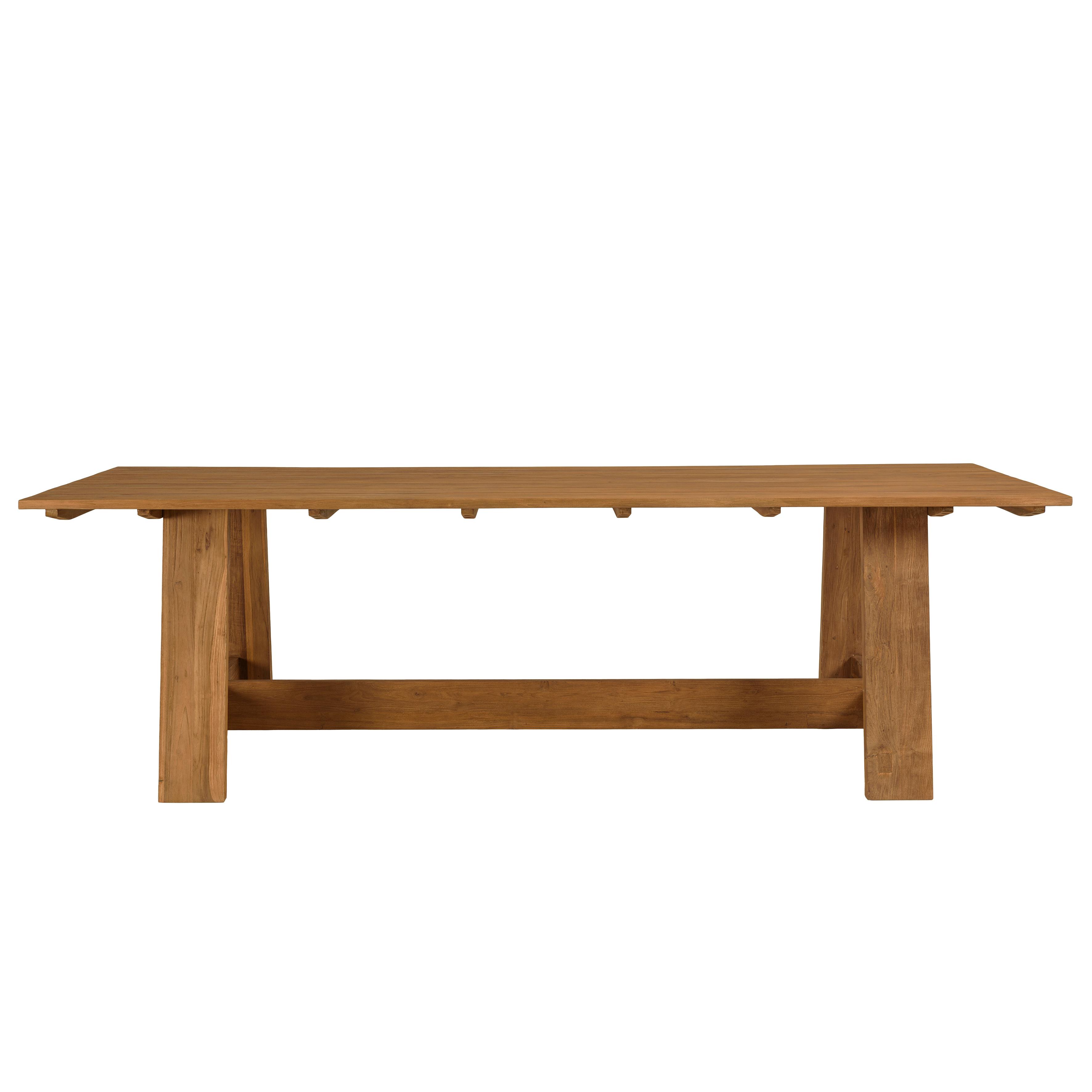 Table de jardin 250 cm en teck recyclé ORIA, PIER IMPORT