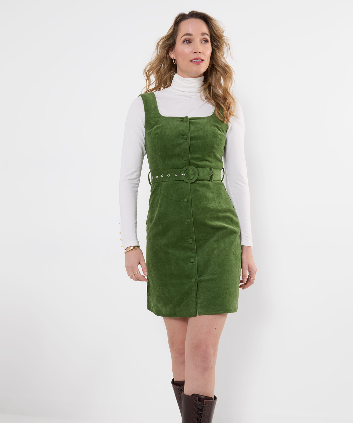 Robe Chasuble en Velours Côtelé Arabella, JOE BROWNS