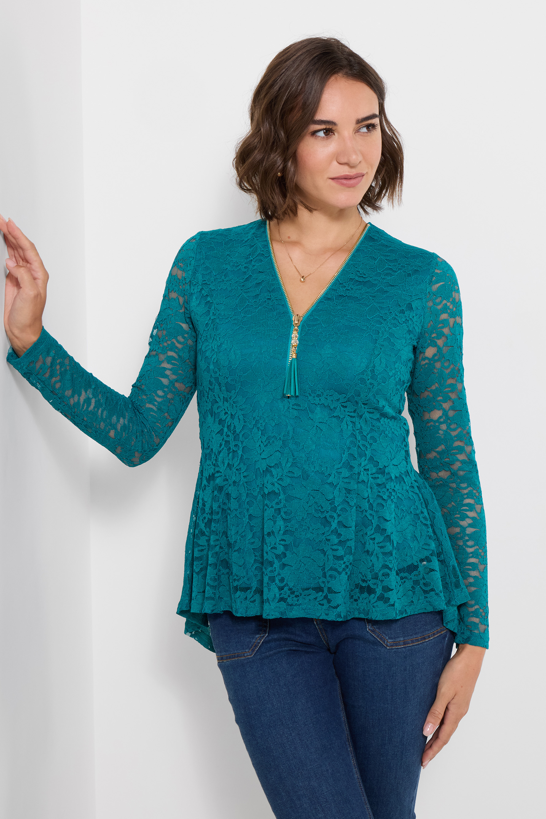 Haut Zippé en Dentelle Loretta, JOE BROWNS