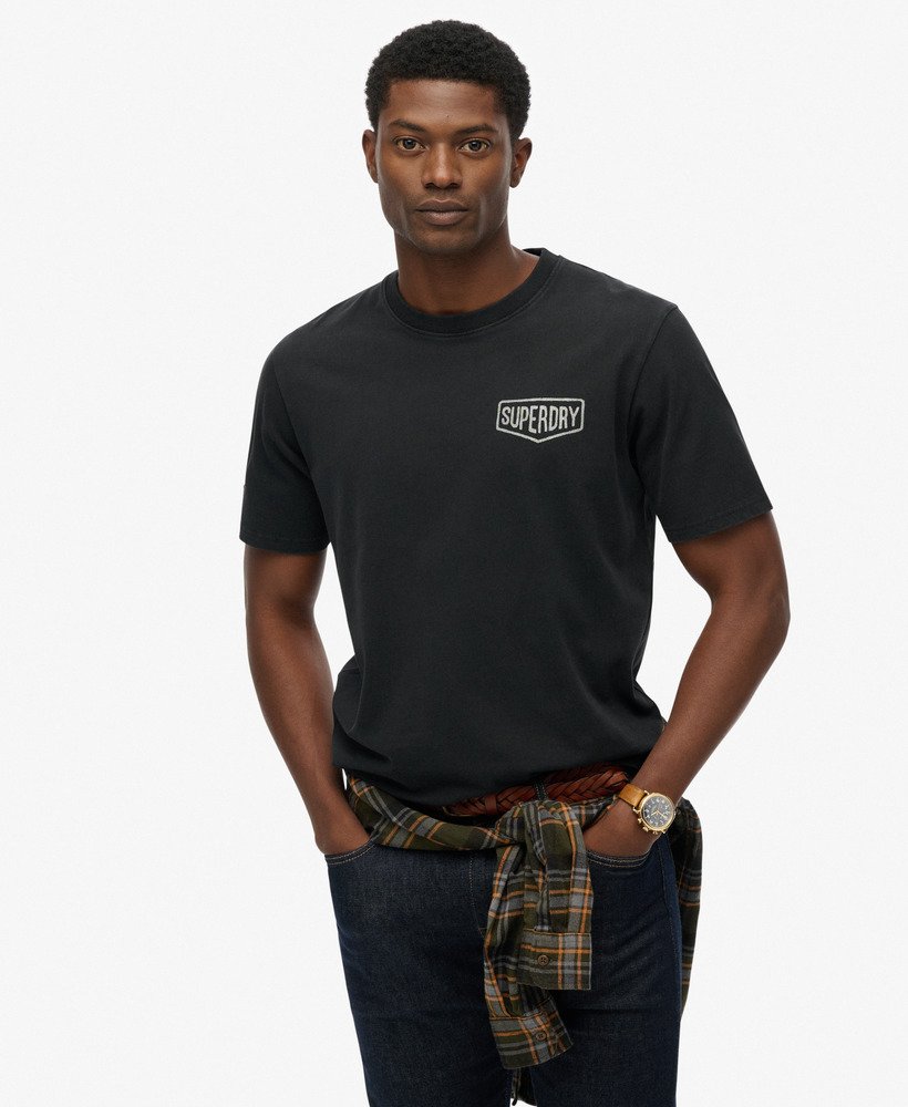 T-shirt ample Work Tab, SUPERDRY