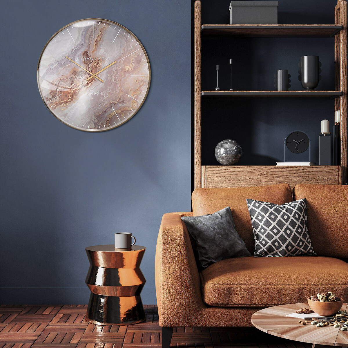 Oyster 26" Oversized Wall Clock, THOMAS KENT