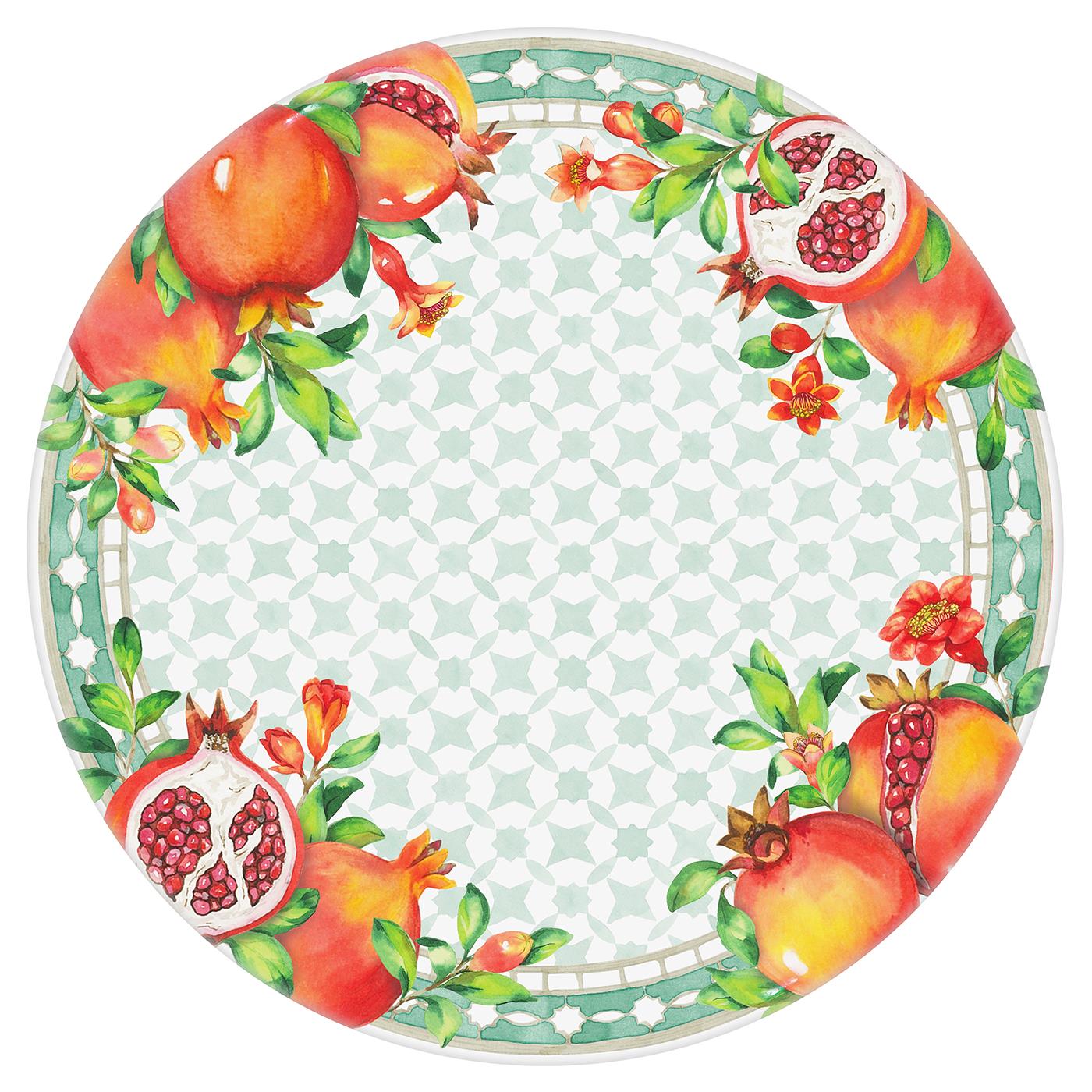 Grande assiette plate Seville 28 cm, LES JARDINS DE LA COMTESSE