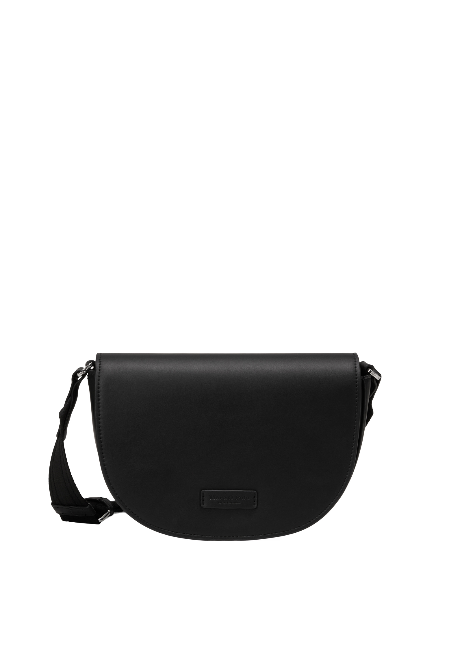 Sac à bandoulière small en une alternative de cuir en polyester recyclé, MARC O'POLO