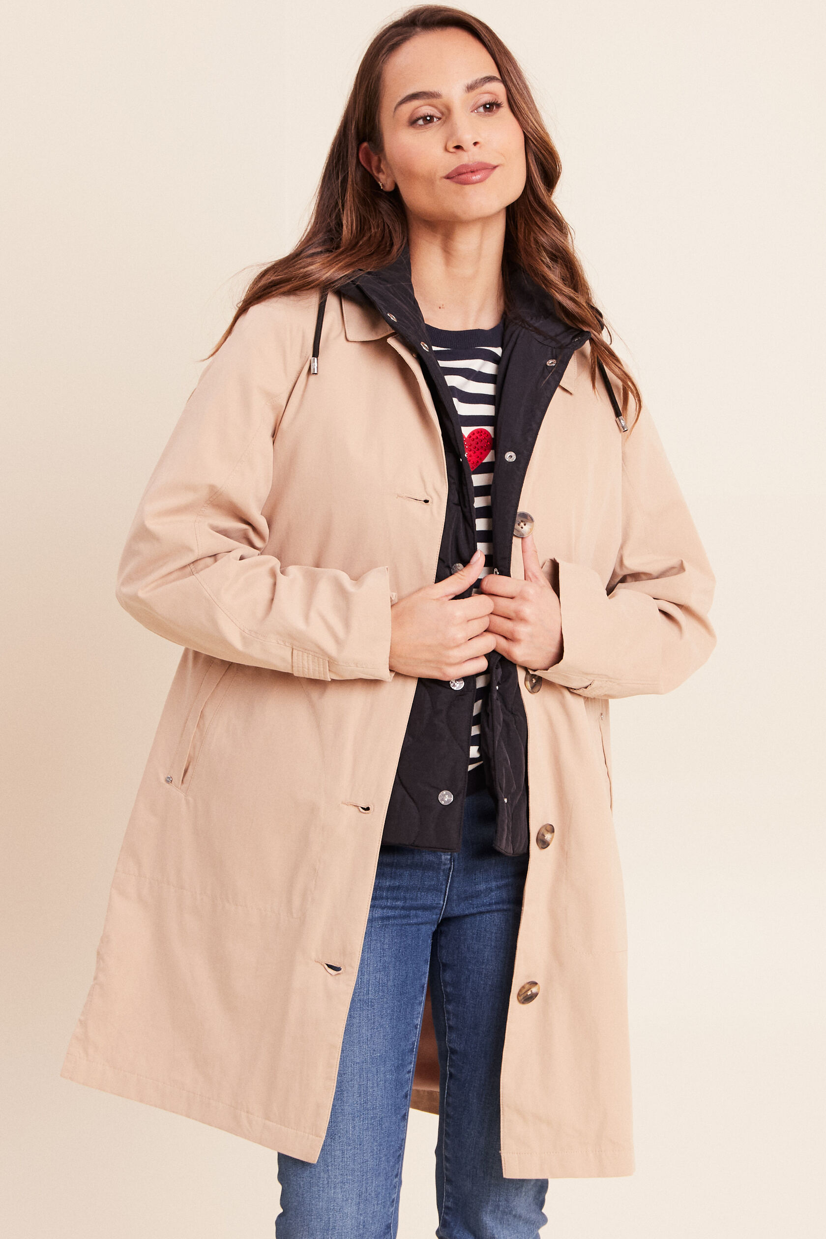 Trench doublé satiné, BREAL