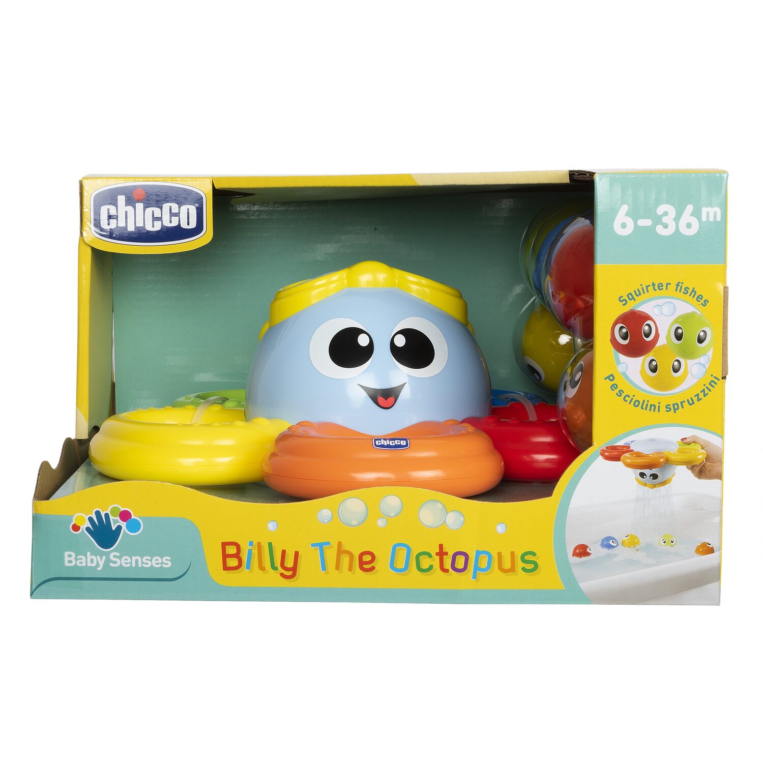 Jouet de bain Billy la pieuvre, CHICCO