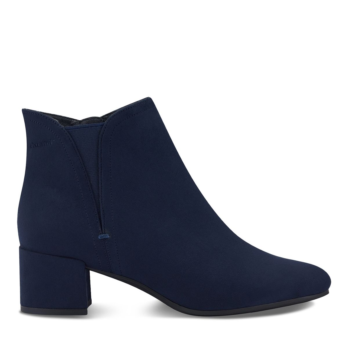 Boots talon bleu marine La Redoute