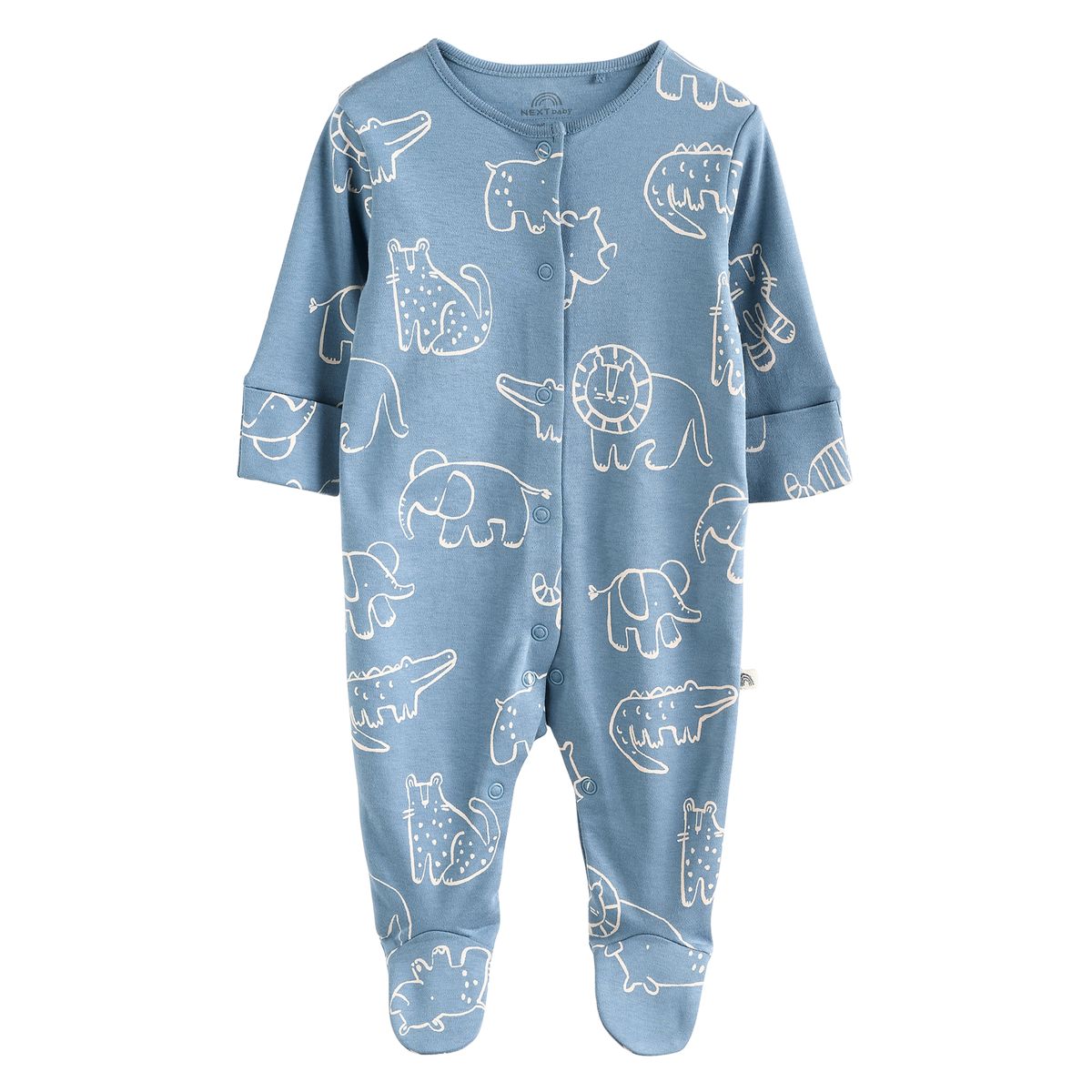 NEXT Dors-Bien - Lot De 3 Bodys 100% Coton à Slogan Pour Bébé - Bleu - Taille 1 Mois - 7