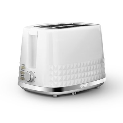 Solitaire 2 Slice Toaster with Chrome Accents TOWER