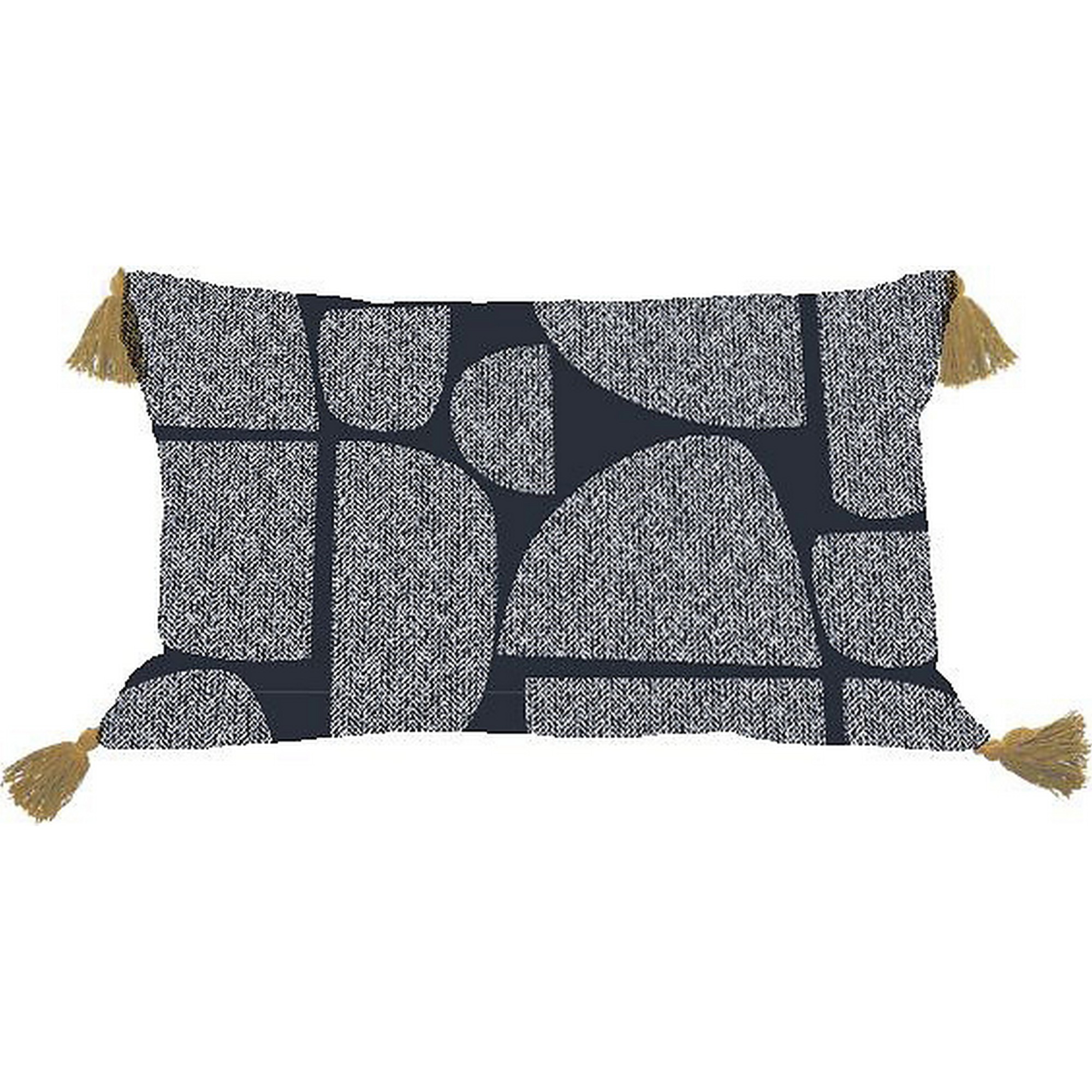 Coussin déco Réversible 30x50 cm Coton Néolia, EDEN