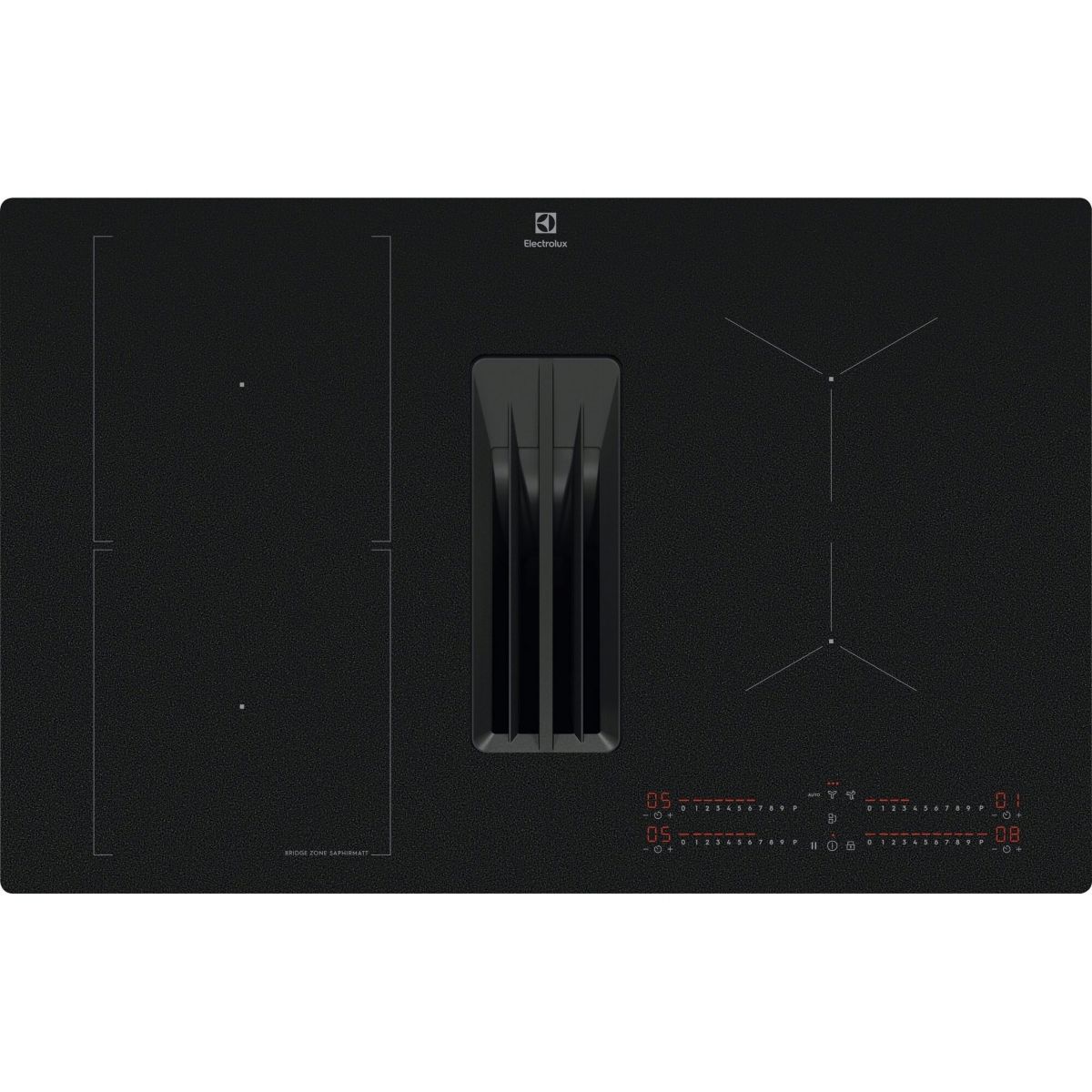 Plaque induction aspirante KCC83443CZ SaphirMatt® - Hotte intégrée Mat, ELECTROLUX