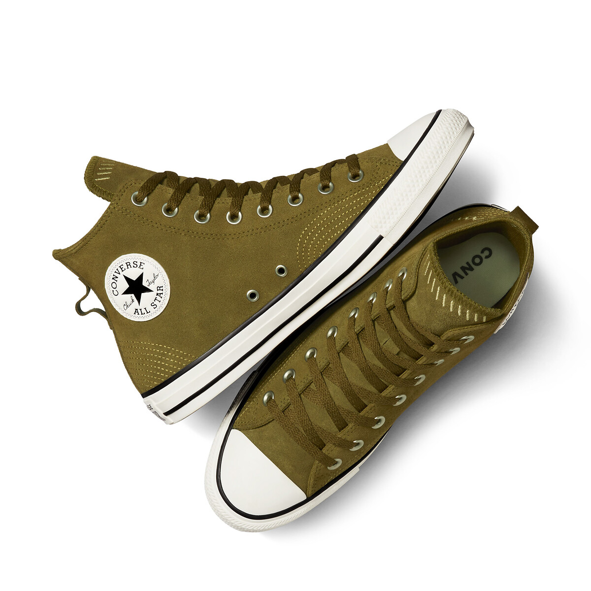 Olive clearance green converse