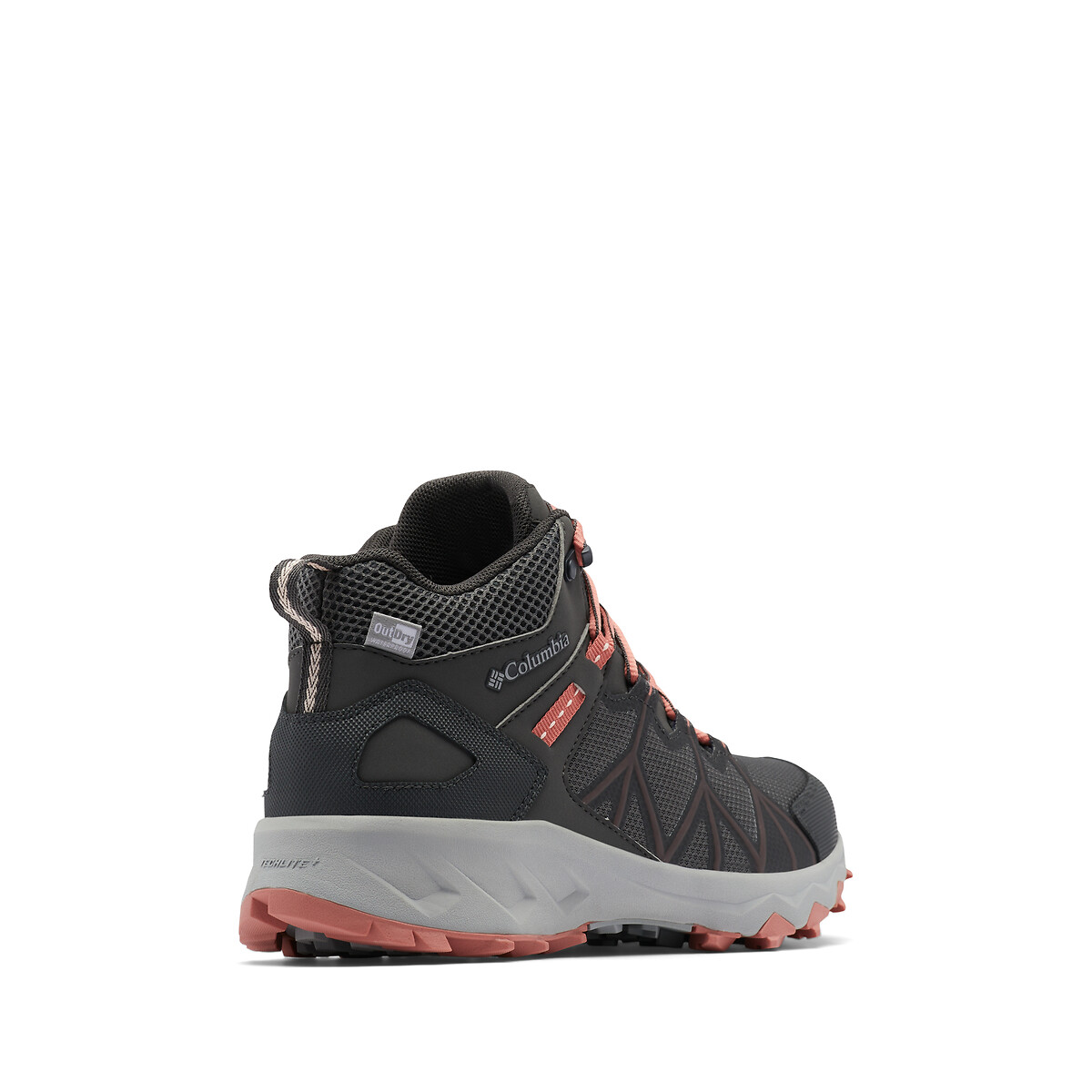 Columbia PEAKFREAK II OUTDRY - Zapatillas de senderismo - monument/wild  fuchsia/gris claro 