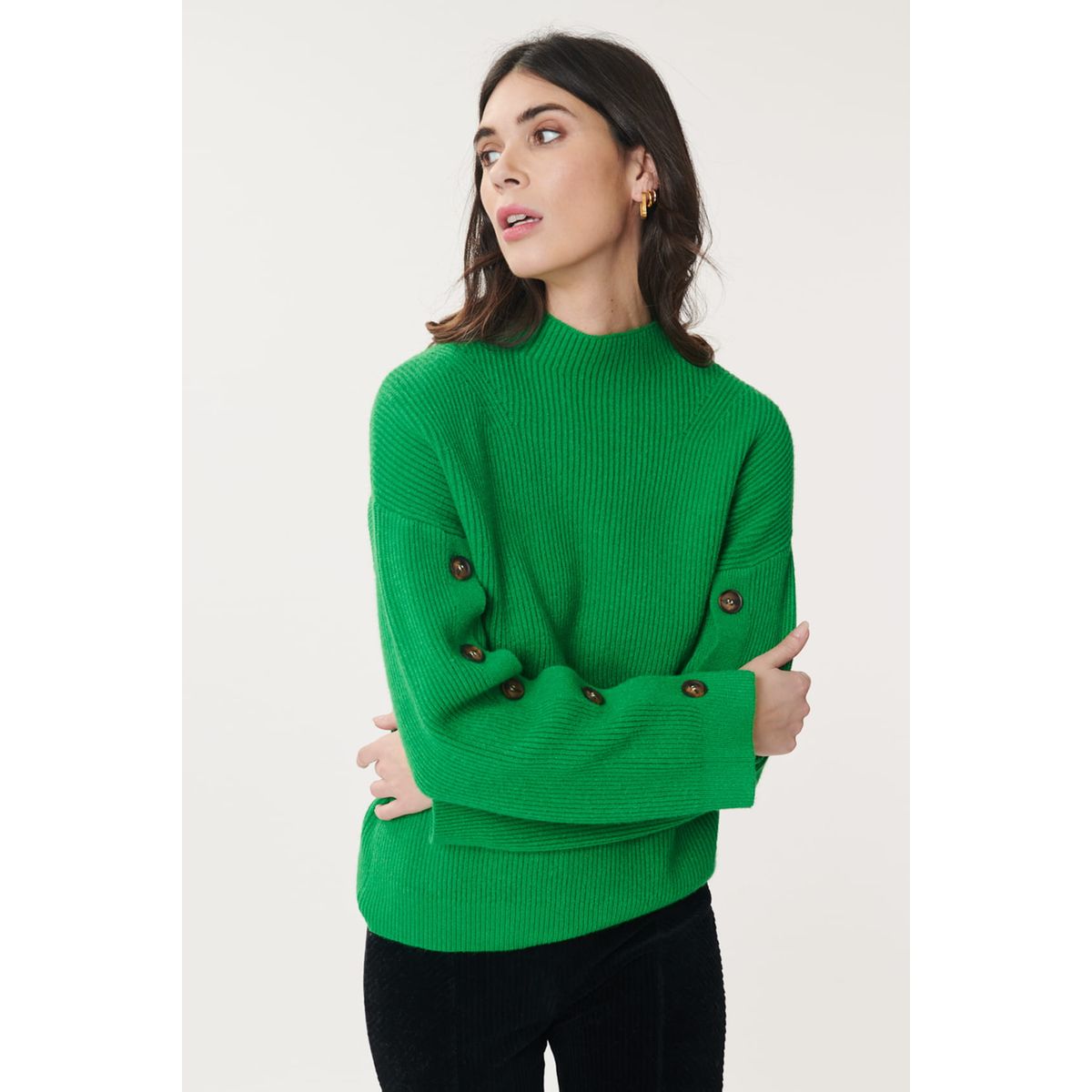 Pull josie vert Derhy La Redoute