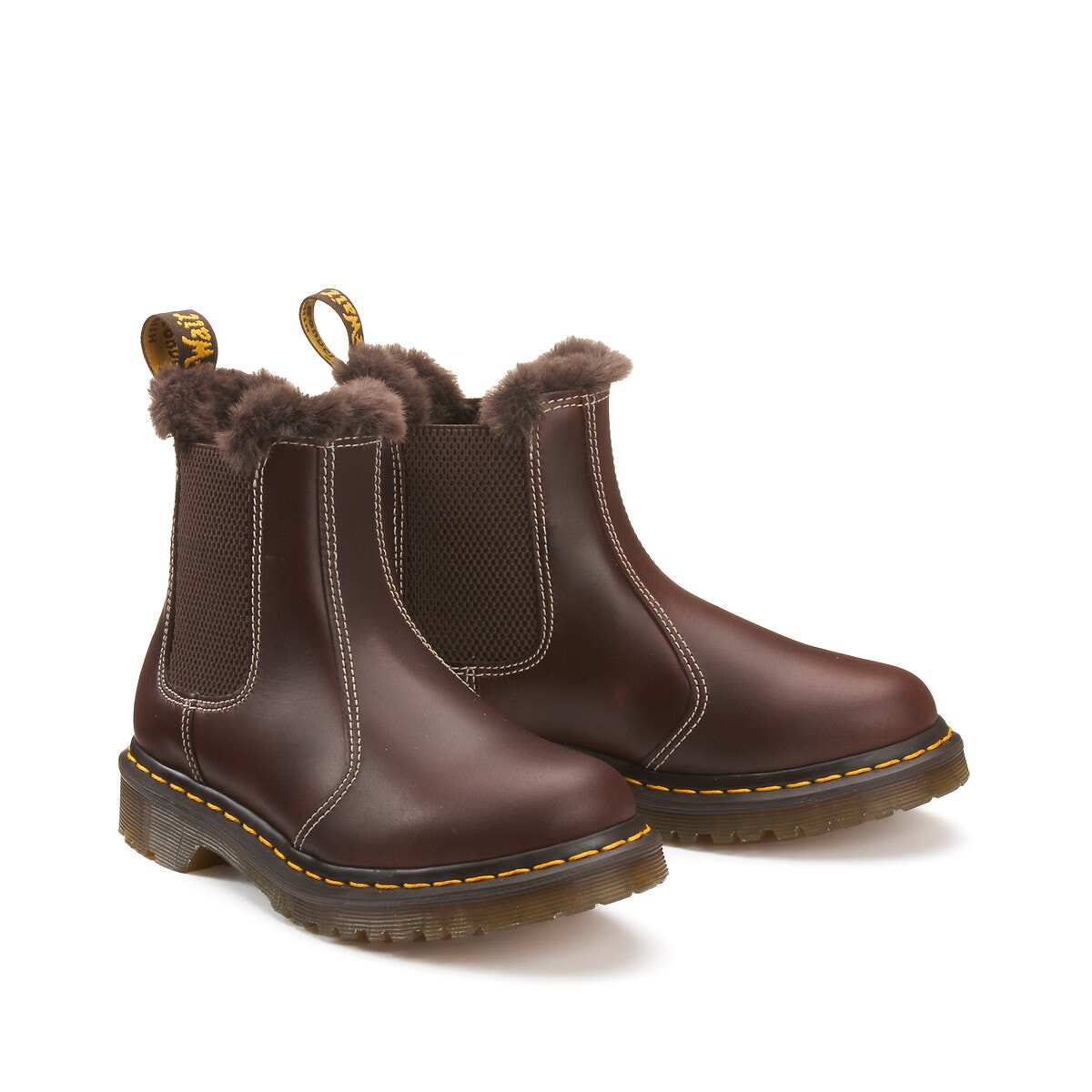 Doc martens best sale marron fourrées