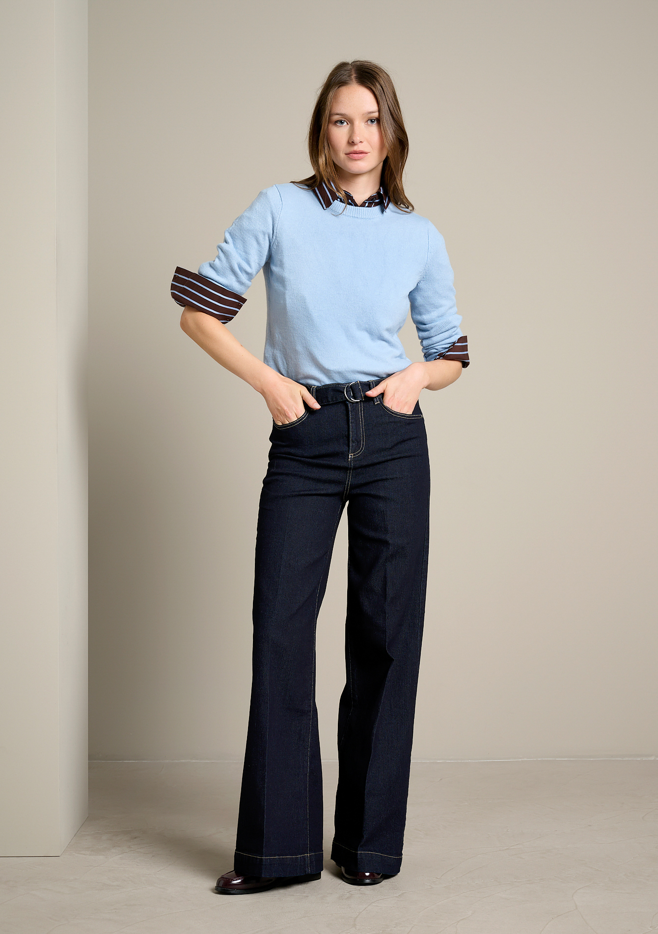Jean large taille haute, LOLALIZA