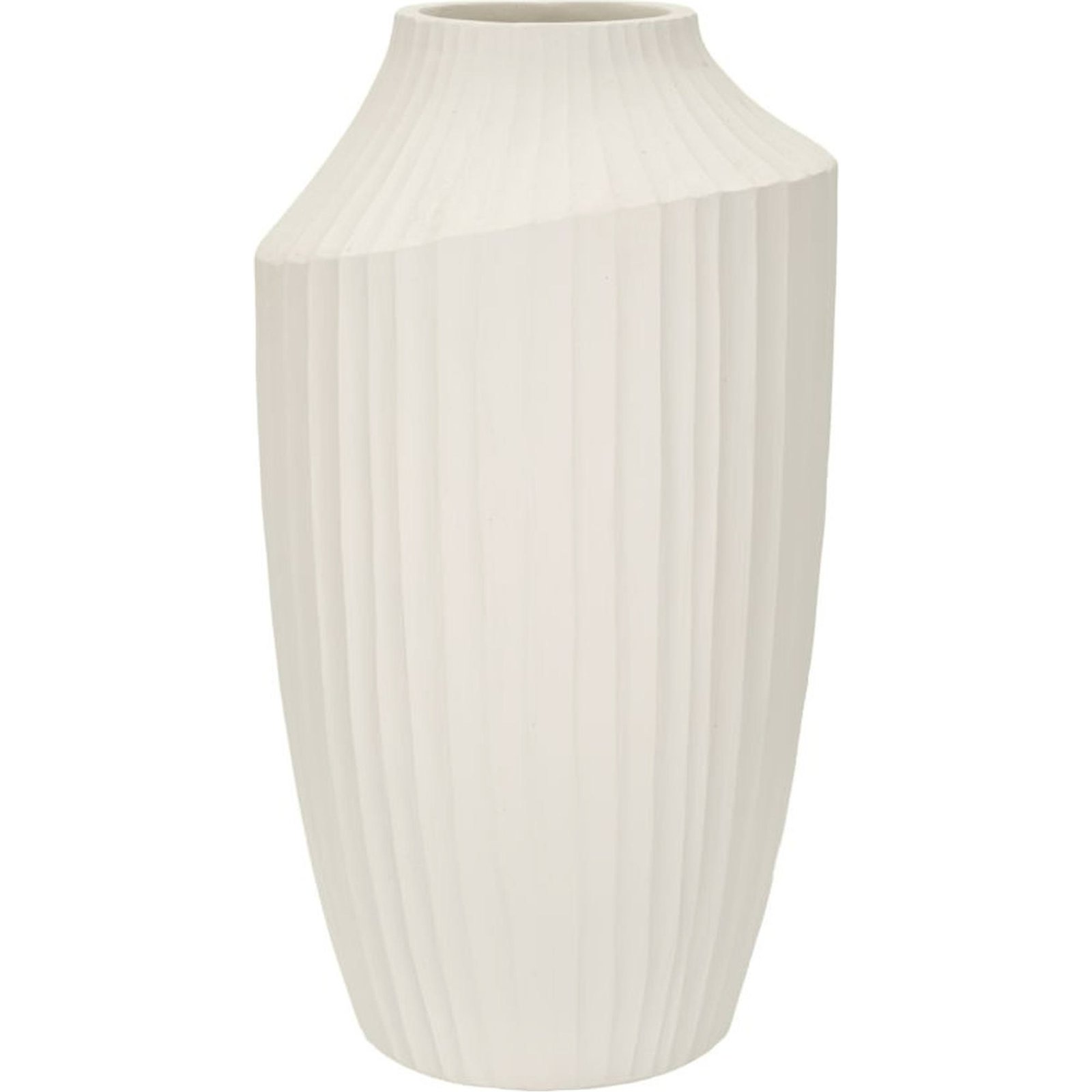 Vase sculptural côtelé effet relief MODERN, RECOLLECTION