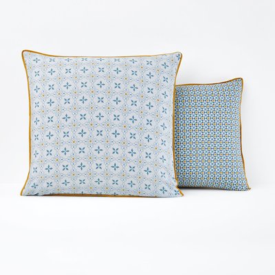 Teyben Floral Tile 100% Cotton Pillowcase LA REDOUTE INTERIEURS