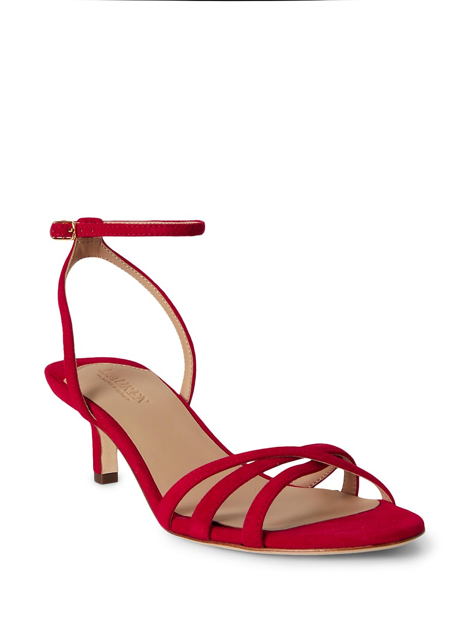 Lauren Ralph Lauren Sandalias de tacón de ante Kendyl, Kitten Heel — photo 2