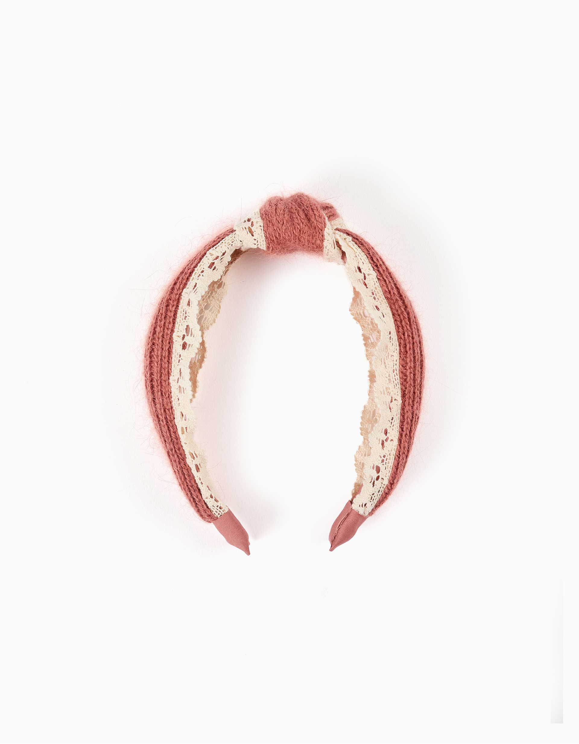 Serre-tête en maille avec bordure au crochet, ZIPPY
