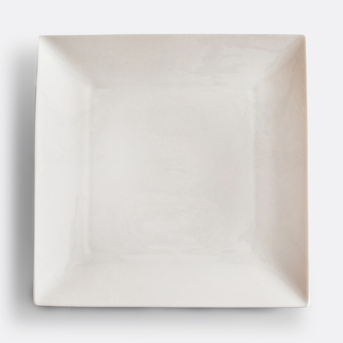 Lot de 4 assiettes plates en porcelaine, Hivane