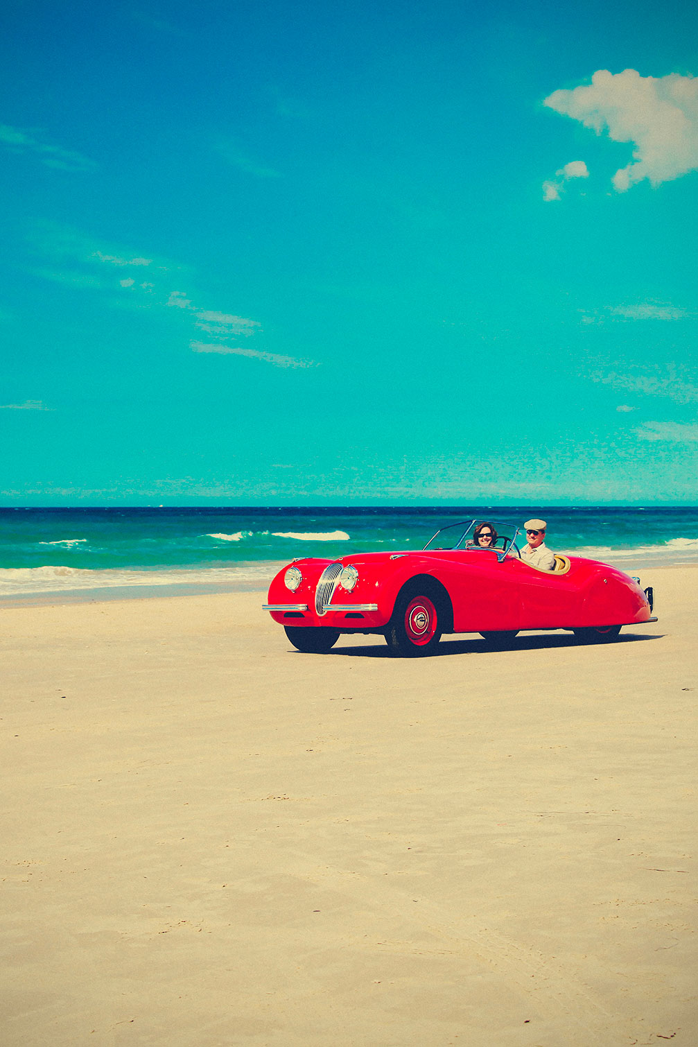 Tableau red car, HEXOA