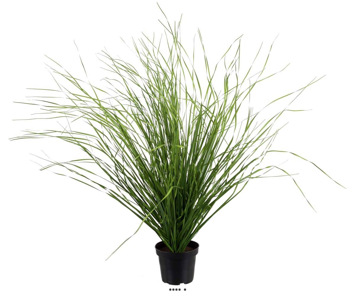Herbe folle factice touffe en pot H60cm D65cm, ARTIFICIELLES