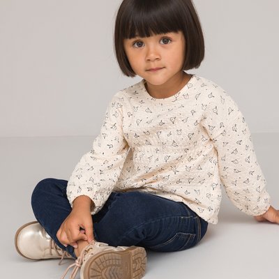 Pack of 2 T-Shirts in Cotton with Long Sleeves LA REDOUTE COLLECTIONS