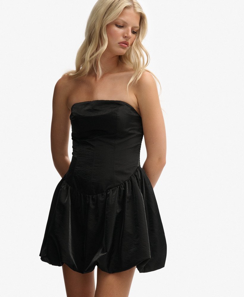 Robe Mini Bandeau à Jupe Bouffante, SUPERDRY