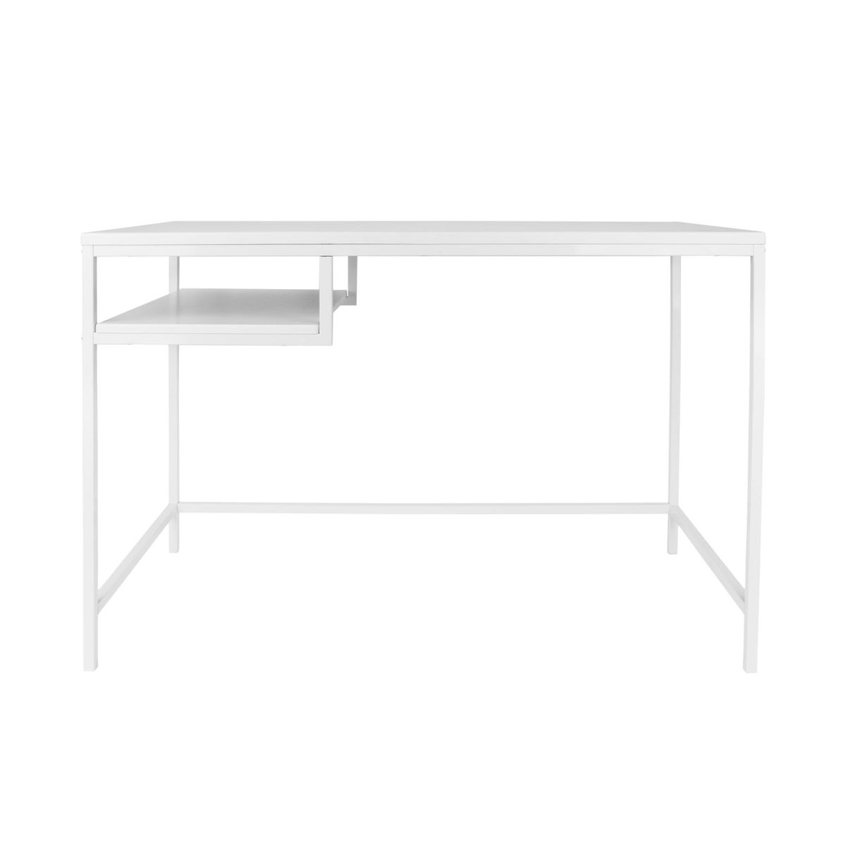 bureau en metal industriel fushion - l. 114 x h. 76 cm