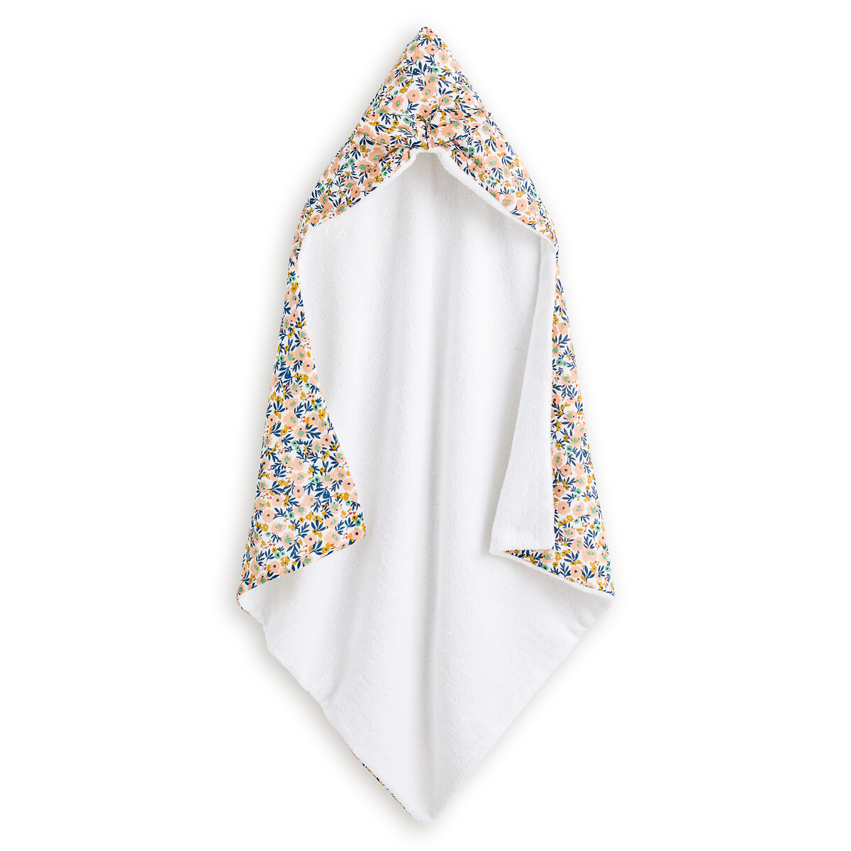 Ohara Floral Cotton Muslin Baby Hooded Towel