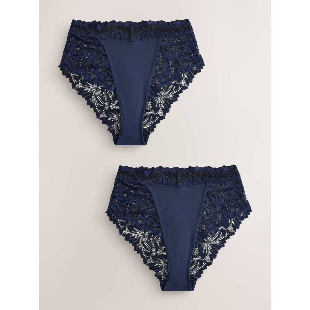 Culotte en dentelle confort optimal, lot de 2, NEXT