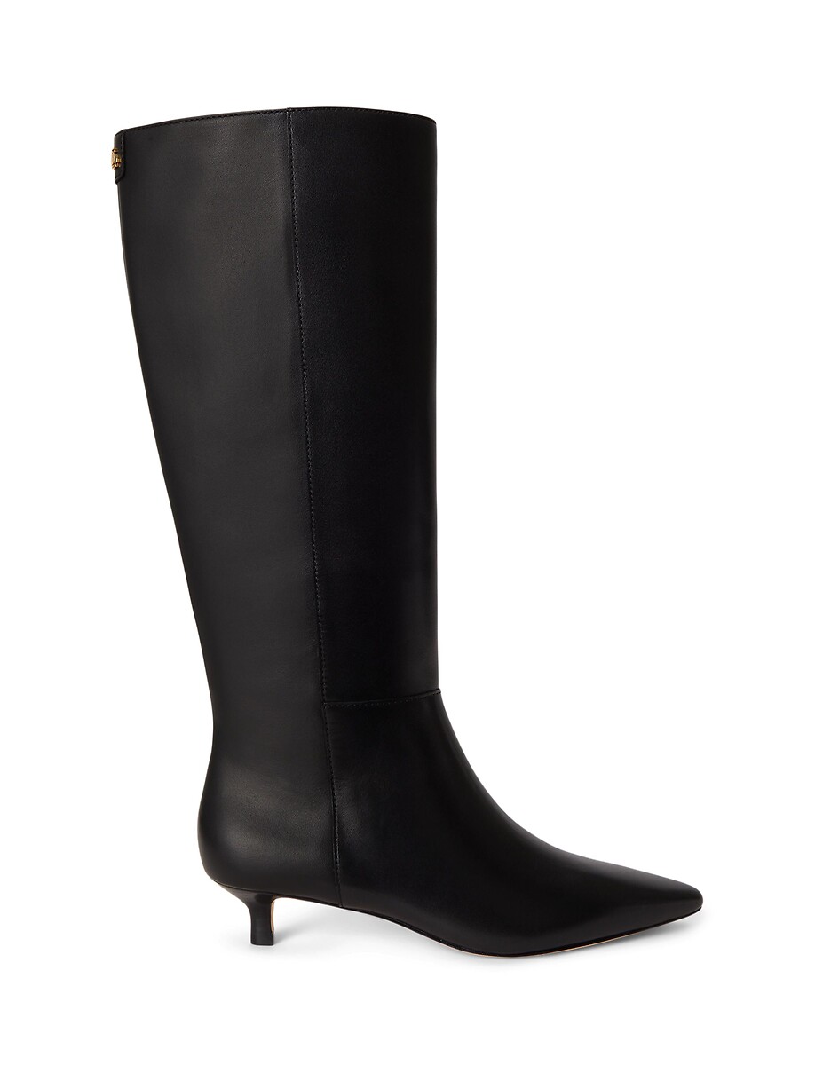 Bottes kitten-heel en cuir, FRANCESCA, LAUREN RALPH LAUREN