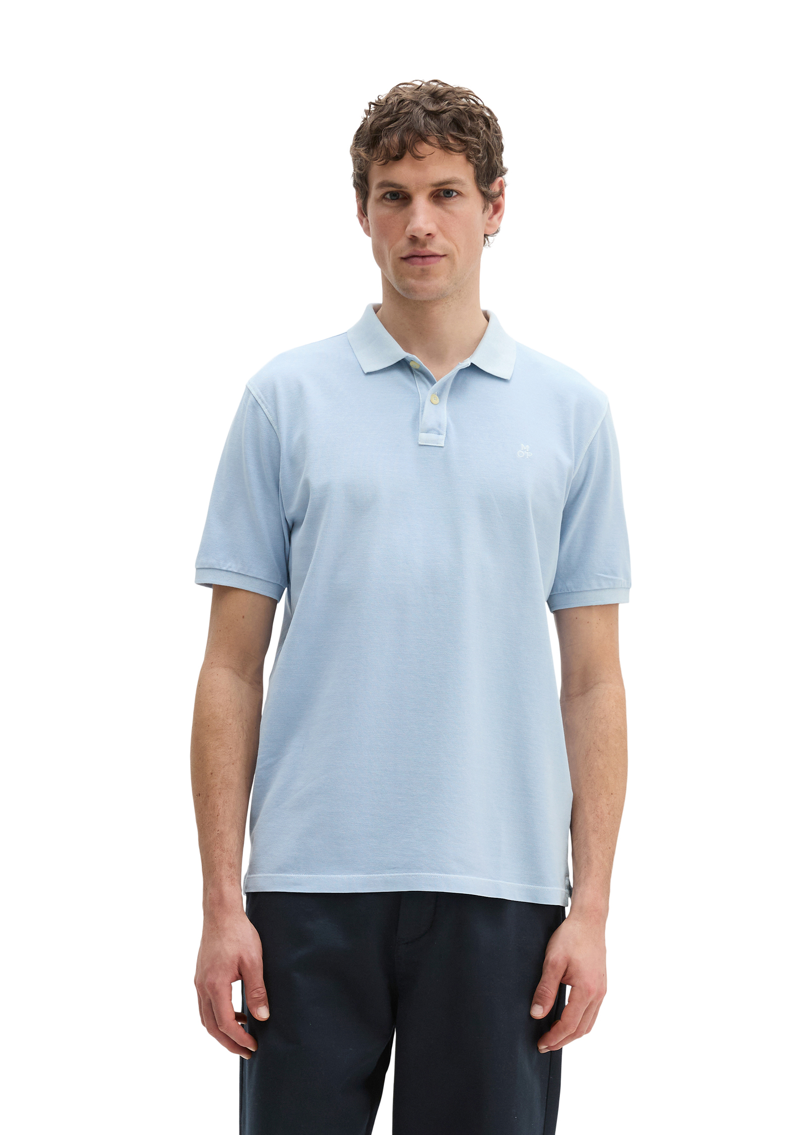 Polo Piqué Garment-dyed régulier en coton bio, MARC O'POLO