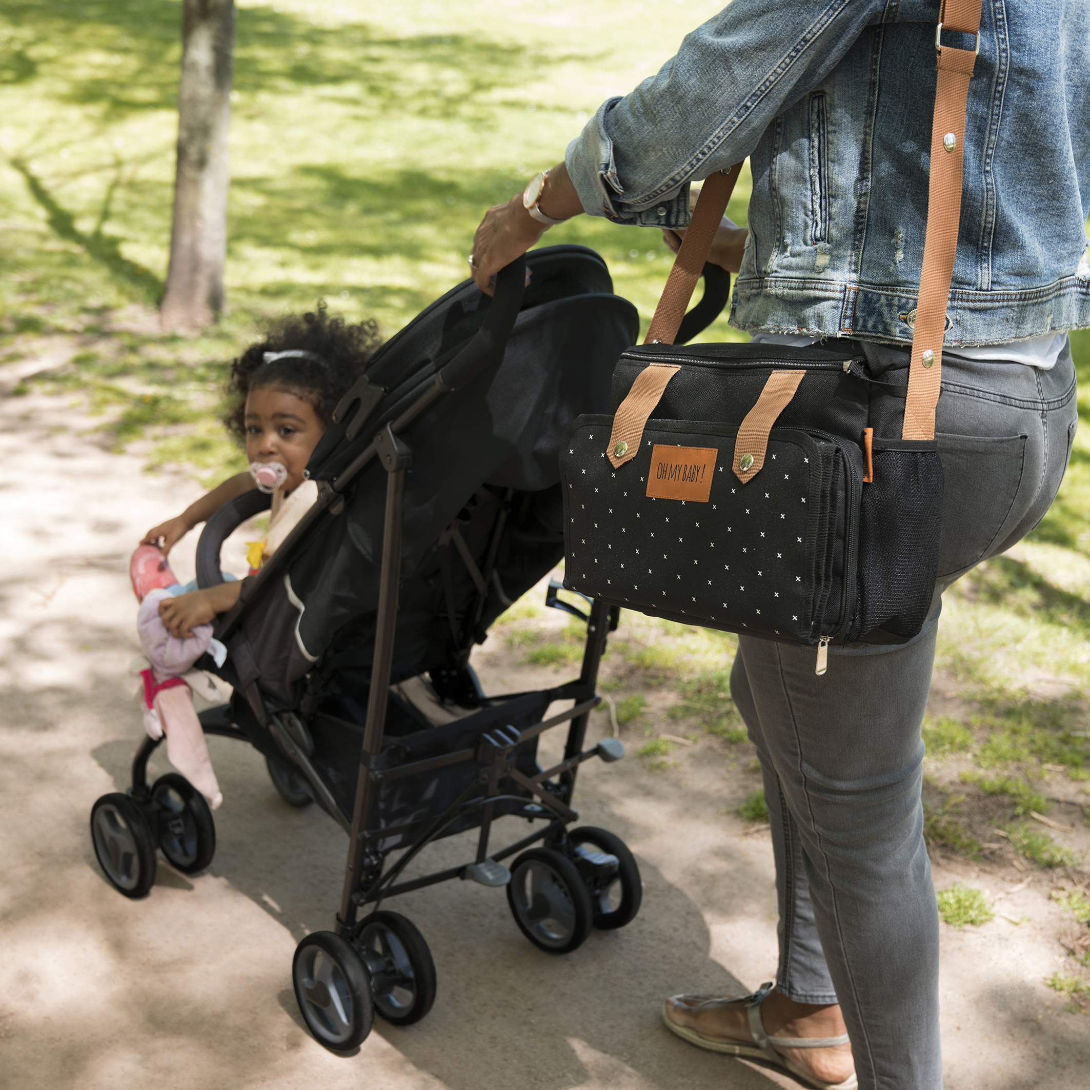 childcare two up tandem pram